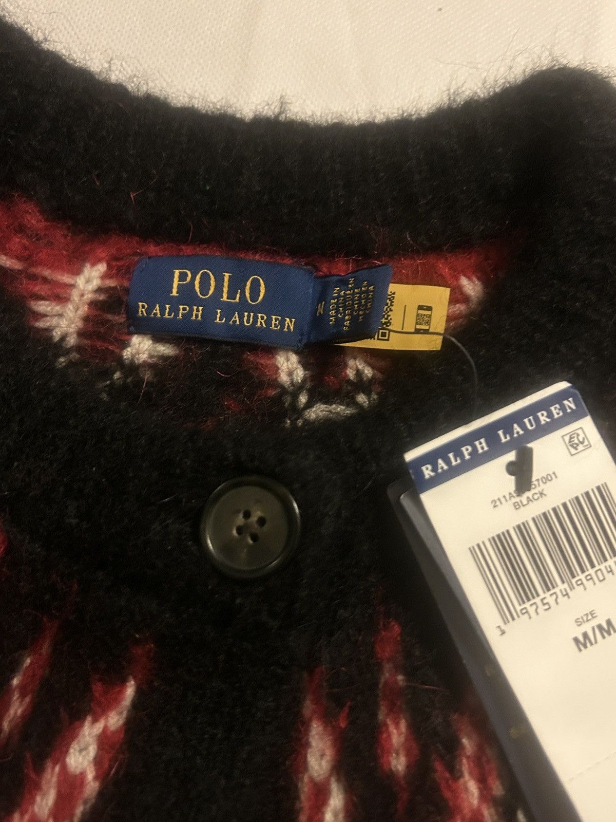 Polo Ralph Lauren Polo Ralph Laure Fair Isle Alpaca Wool-Blend Cardigan size M Size M / US 6-8 / IT 42-44 - 4 Thumbnail