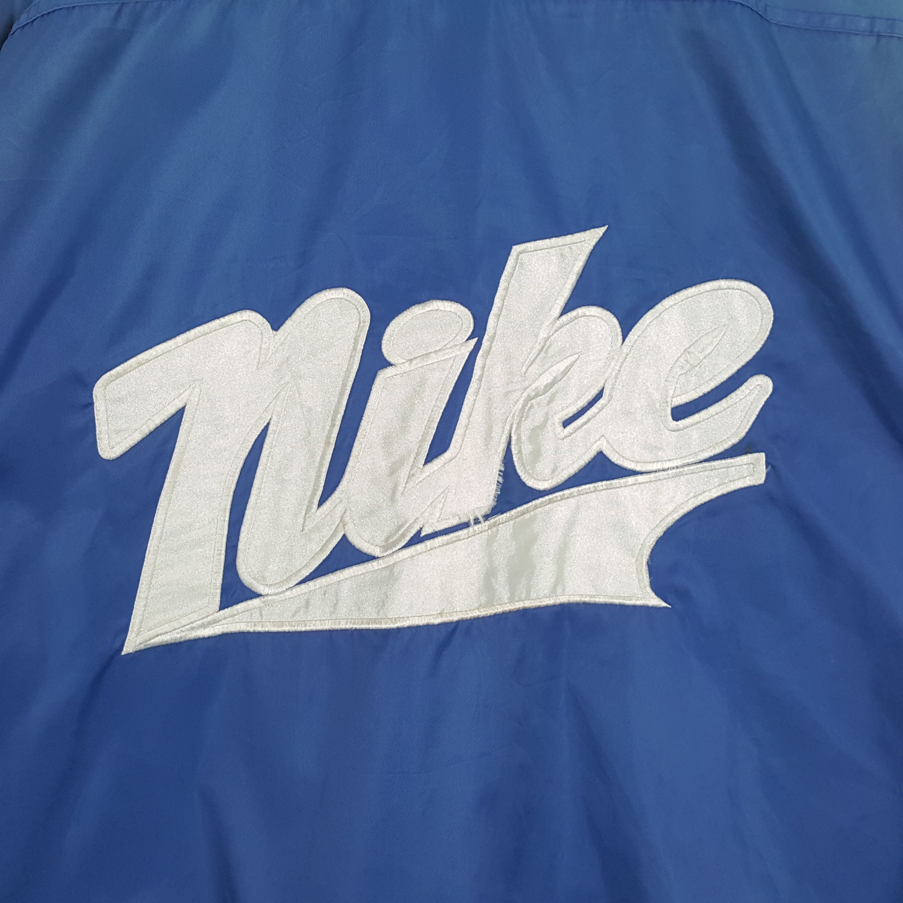 Nike × Vintage Vintage NIKE Sportswear Skateboard Style Baseball Jacket Size US XL / EU 56 / 4 - 2 Thumbnail