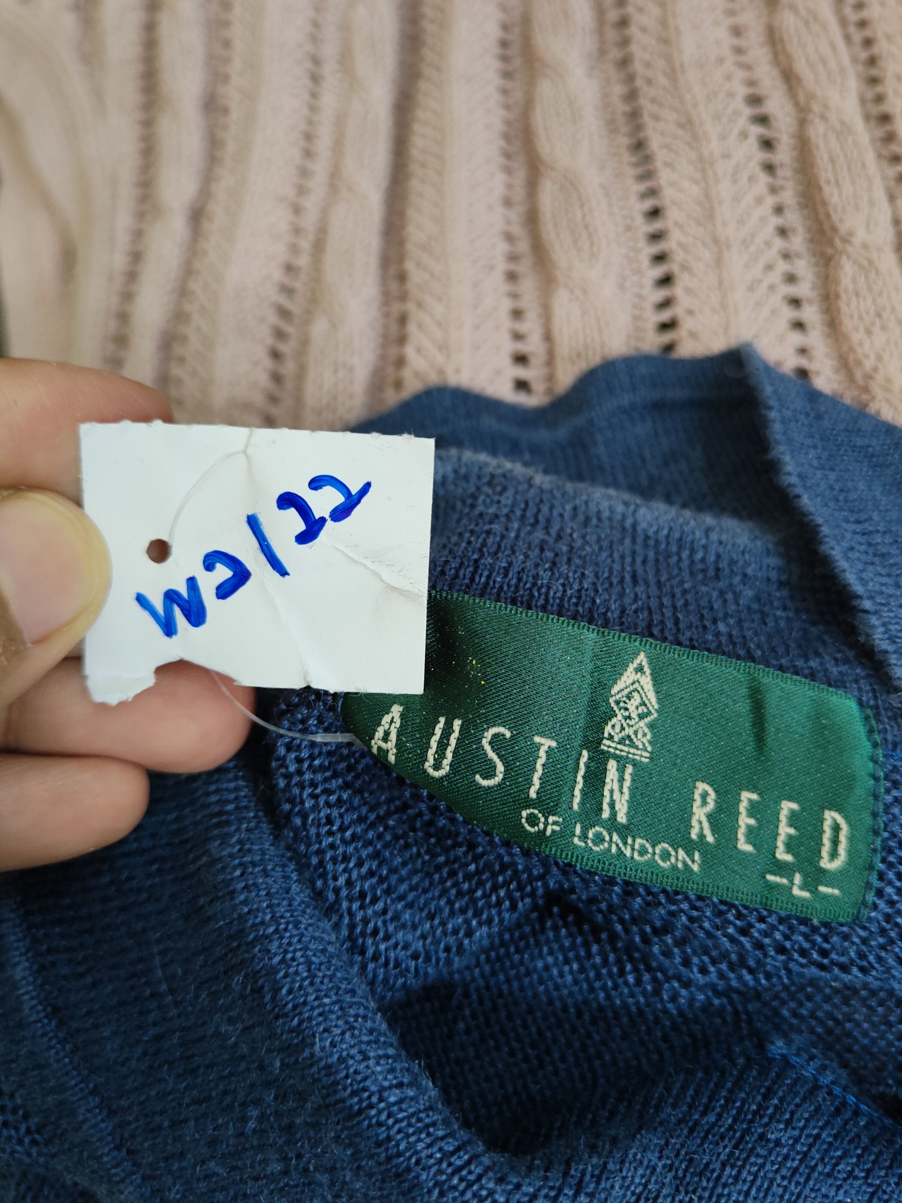 Austin Reed Austin Reed Navy Knitwear Polo Shirts #W2122 Size US L / EU 52-54 / 3 - 12 Thumbnail