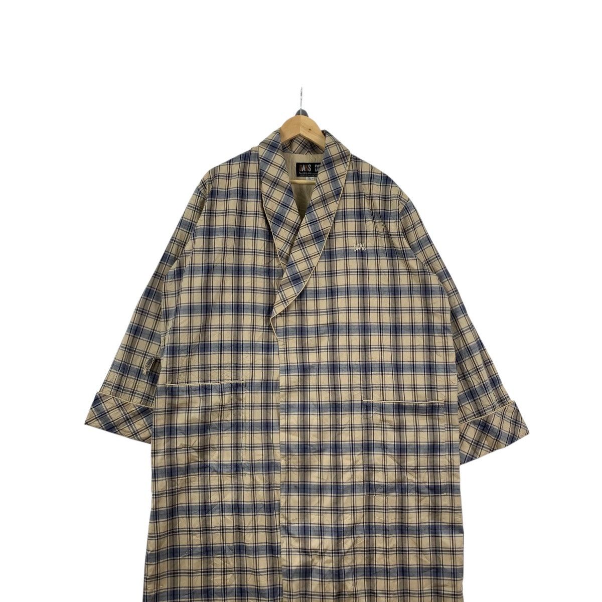 DAKS Vintage DAKS LONDON Nova Checks Plaids Trench Coat Jacket Size L / US 10 / IT 46 - 2 Thumbnail