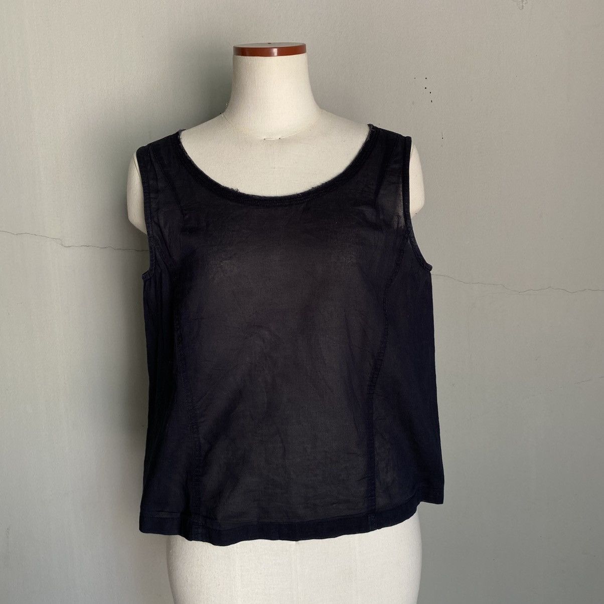 Zucca ZUCCA Black Sleeveless Blouse Size M / US 6-8 / IT 42-44 - 9 Thumbnail