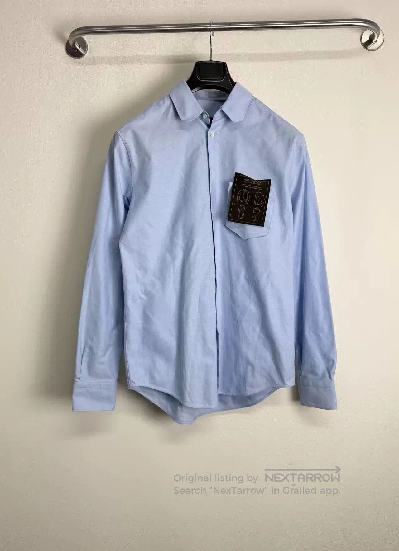 Louis Vuitton Louis Vuitton LV DNA White Pocket Shirt. Size US M / EU 48-50 / 2 - 1 Thumbnail