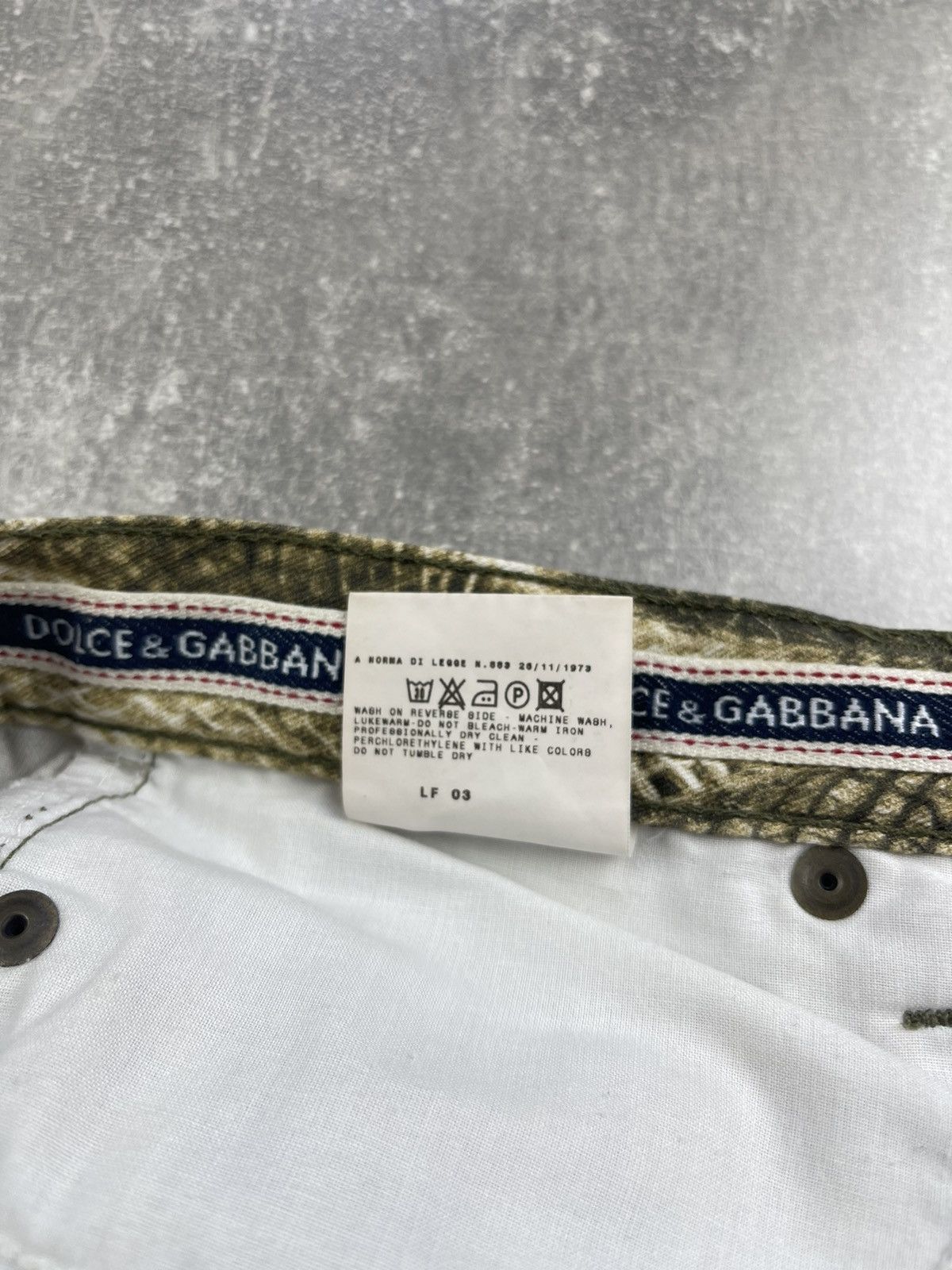 Dolce & Gabbana RARE Vintage D&G Dolce & Gabbana Snake Print Pants Y2K 00s Size 28" / US 6 / IT 42 - 13 Thumbnail