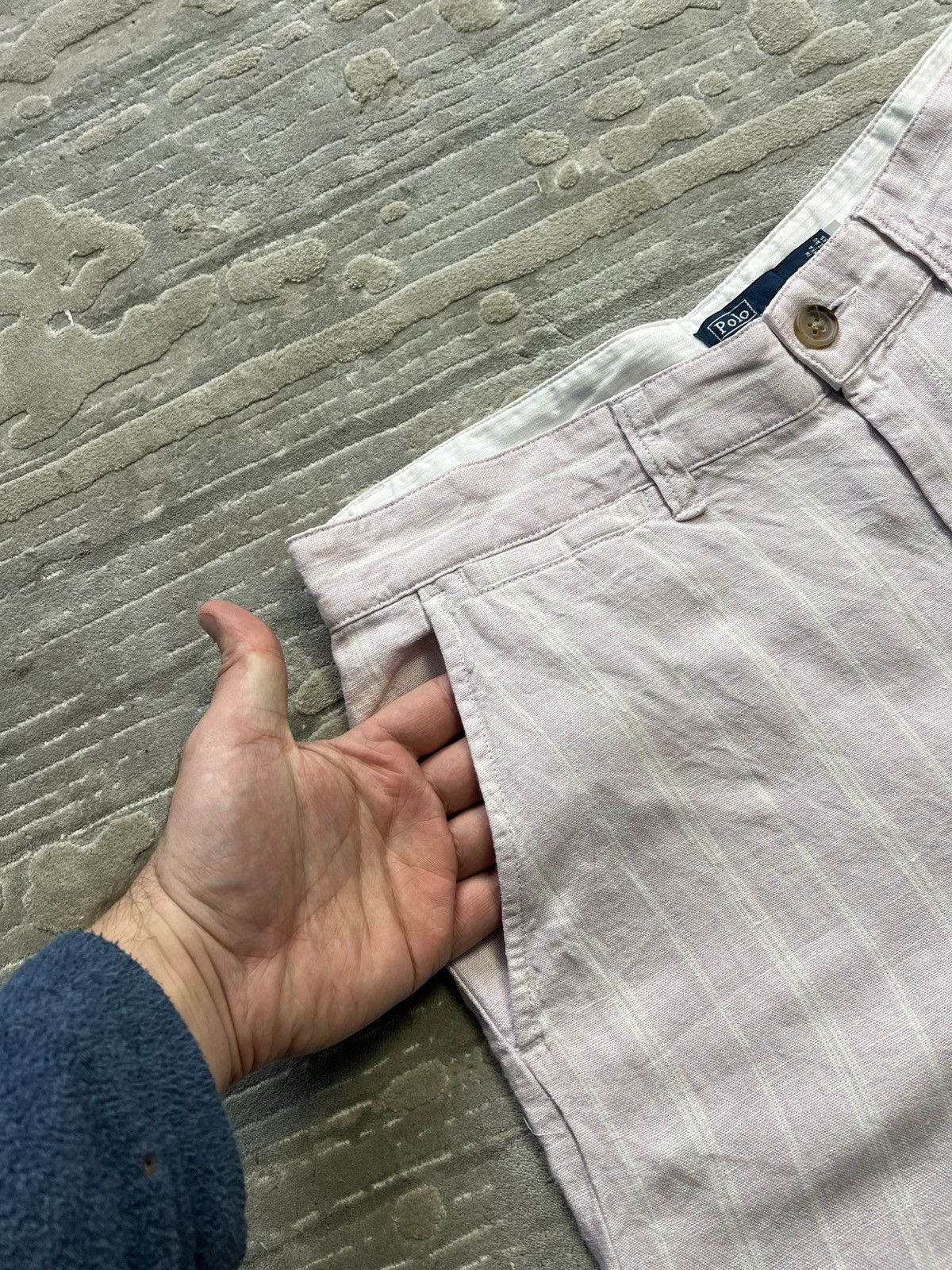 Polo Ralph Lauren Polo Ralph Lauren women’s striped wide leg body linen Size 30" / US 8 / IT 44 - 3 Thumbnail