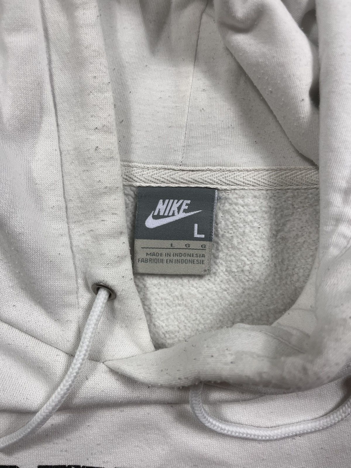 Nike × Vintage 00’s NIKE AMERICAN FOOTBALL SWOOSH RUGBY LOGO Y2K HOODIE Size US L / EU 52-54 / 3 - 3 Thumbnail