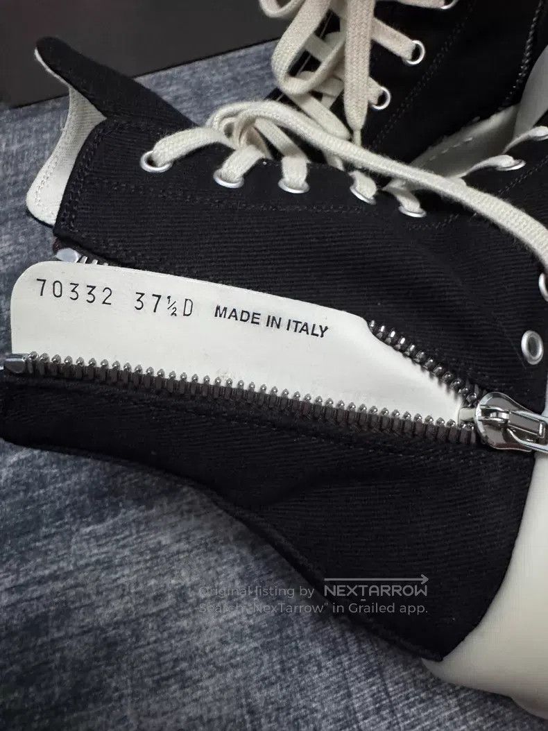 Rick Owens Rick Owens High top platform Converse shoes Size US 7 / IT 37 - 6 Thumbnail