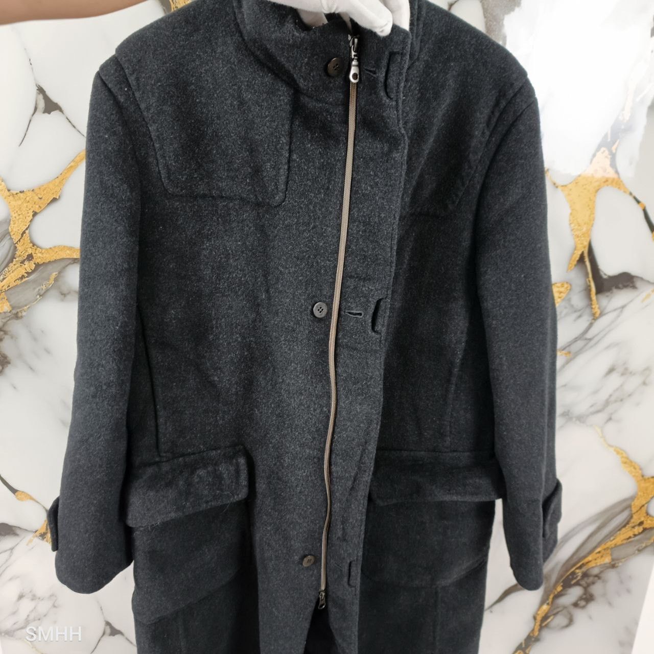 Yohji Yamamoto 🔥 Ultra Rare Yohji Yamamoto A.A.R × D’Urban Military Coat Size US L / EU 52-54 / 3 - 6 Thumbnail