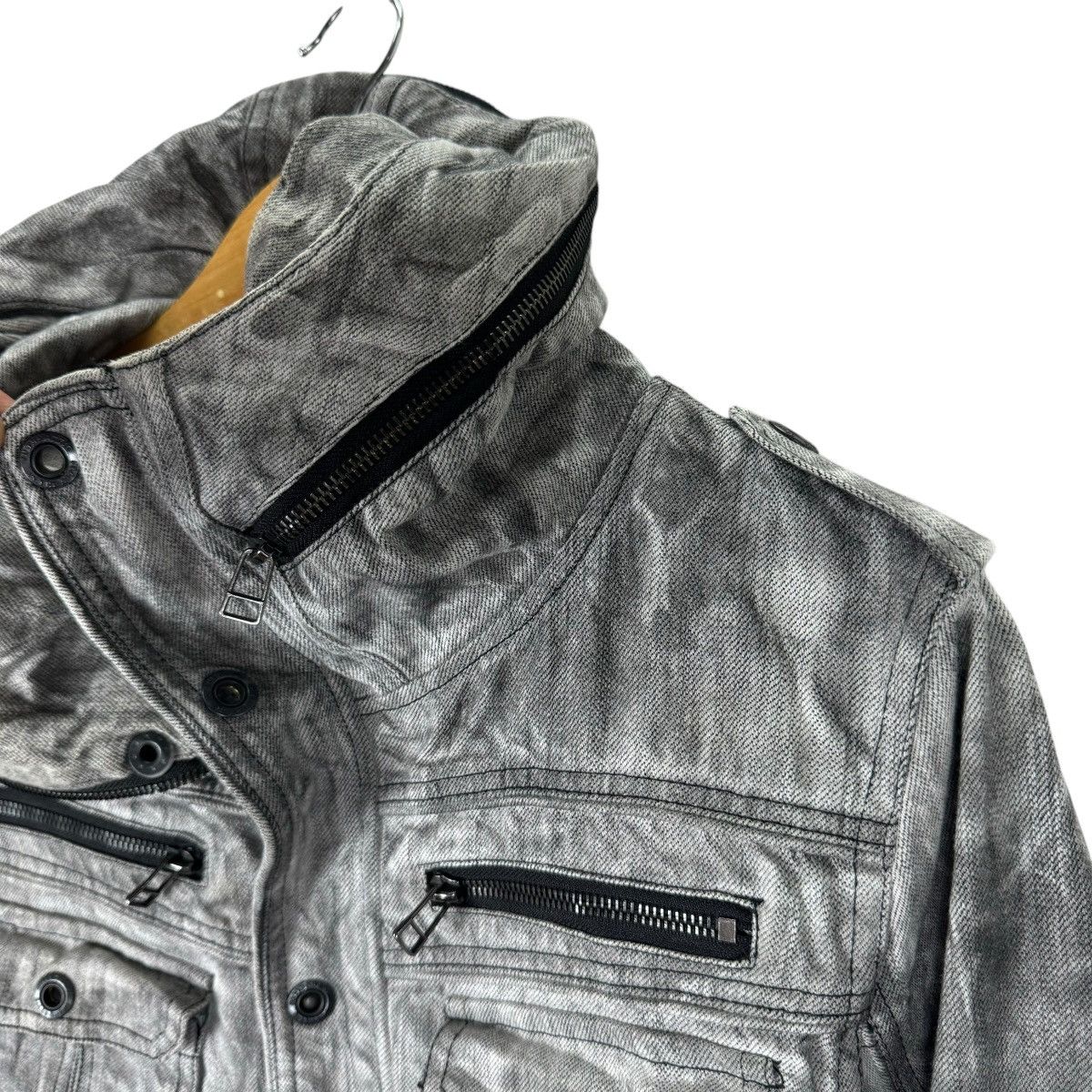 If Six Was Nine × In The Attic × Le Grande Bleu (L.G.B.) ☀️IN THE ATTIC HOODIE DENIM ZIPPER JACKET Size US M / EU 48-50 / 2 - 7 Thumbnail