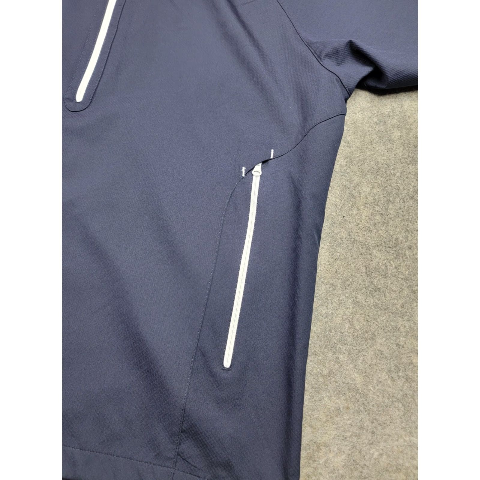 Footjoy FootJoy Jacket Mens Large Blue Half Zip Golf Windbreaker FJ Fleece Pullover Size US L / EU 52-54 / 3 - 7 Thumbnail