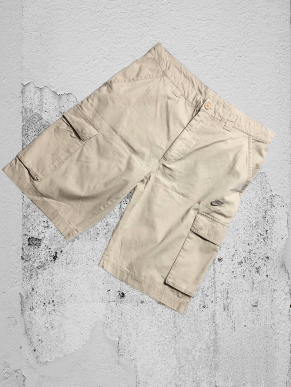 Japanese Brand × Nike Gothicana Y2K Bondage Gothic Multipocket Cargo Shorts Size US 34 / EU 50 - 1 Thumbnail