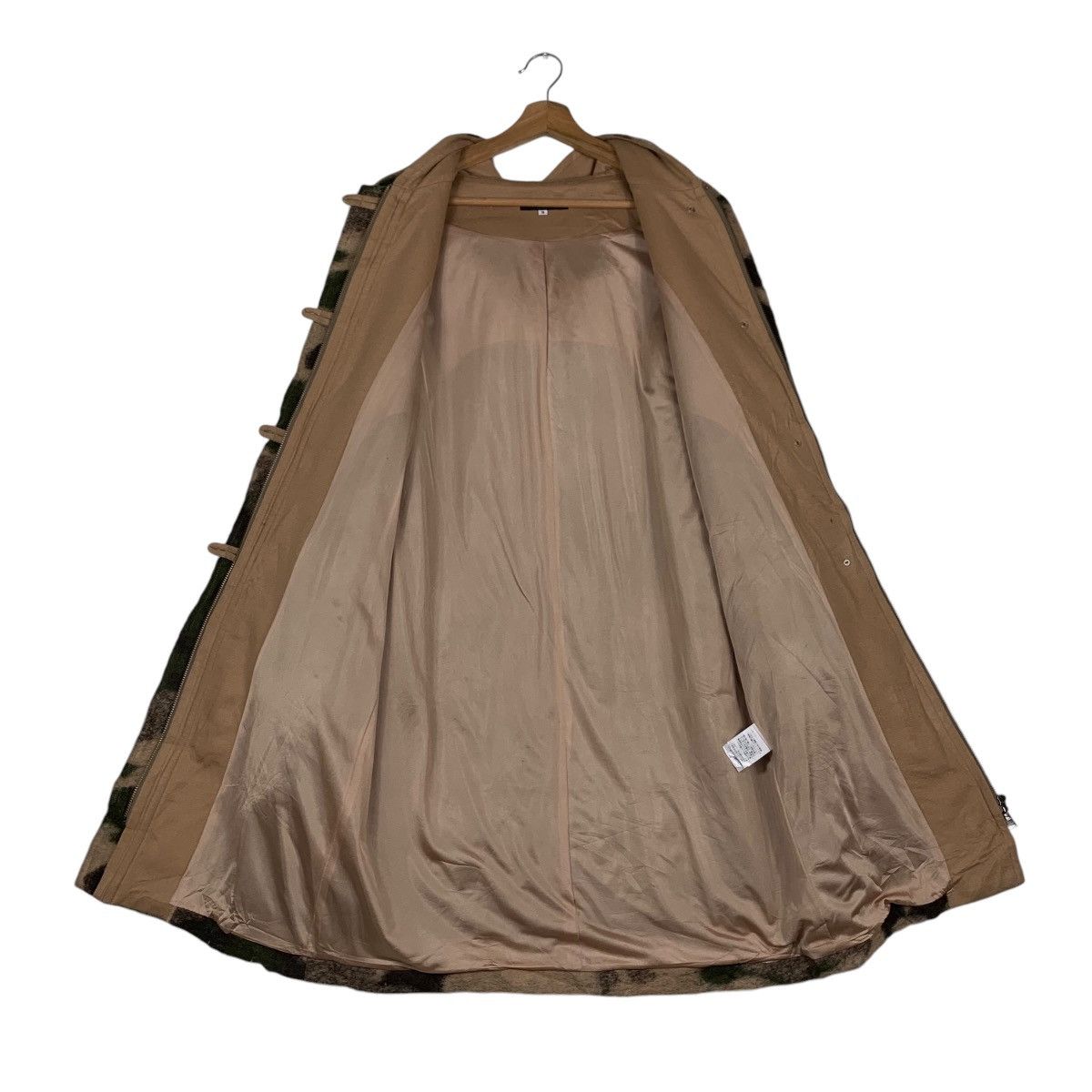 Japanese Brand FIROSA Wool Camo Long Coat Hooded Jacket #1354-C61 Size M / US 6-8 / IT 42-44 - 12 Thumbnail