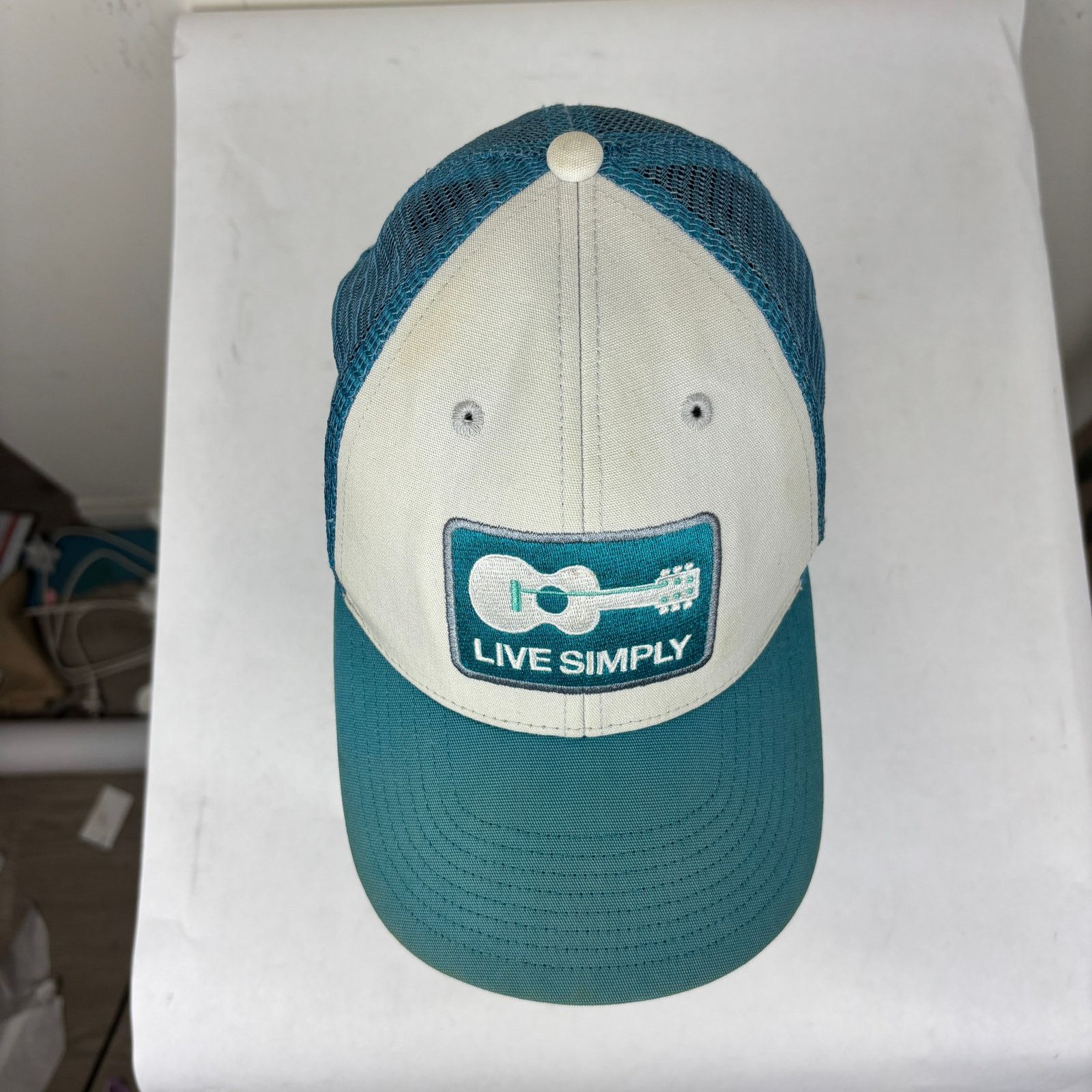 Patagonia Patagonia Live Simply Guitar Mesh LoPro Trucker Snapback Hat Size ONE SIZE - 6 Thumbnail