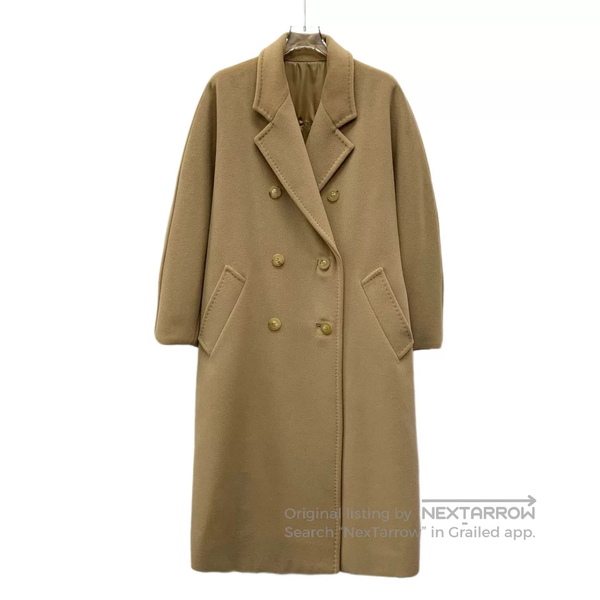 Other brown double-breasted wool coat by Maxmara. Size US S / EU 44-46 / 1 - 1 Thumbnail