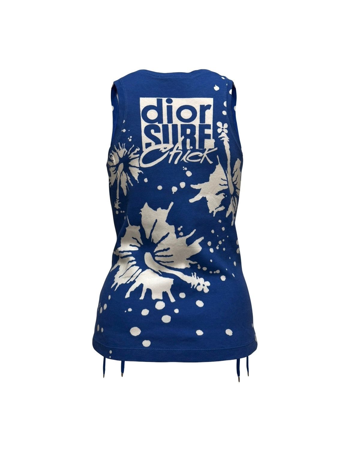 Dior CHRISTIAN DIOR S/S 2004 “Surf Chick” Lace-Up Tank Top Size XS / US 0-2 / IT 36-38 - 2 Thumbnail