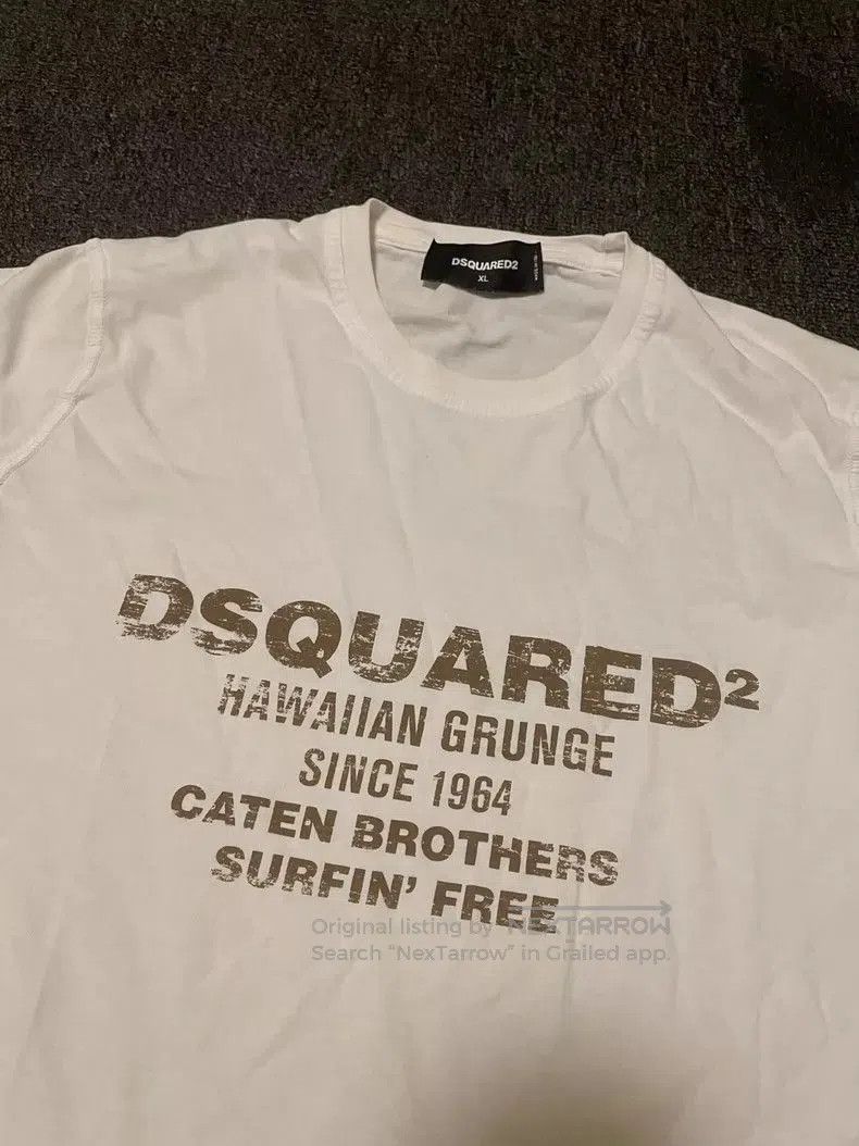 Dsquared2 DSQUARED2 Hawaiian Grunge Short Sleeve Tee. Size US XL / EU 56 / 4 - 1 Thumbnail