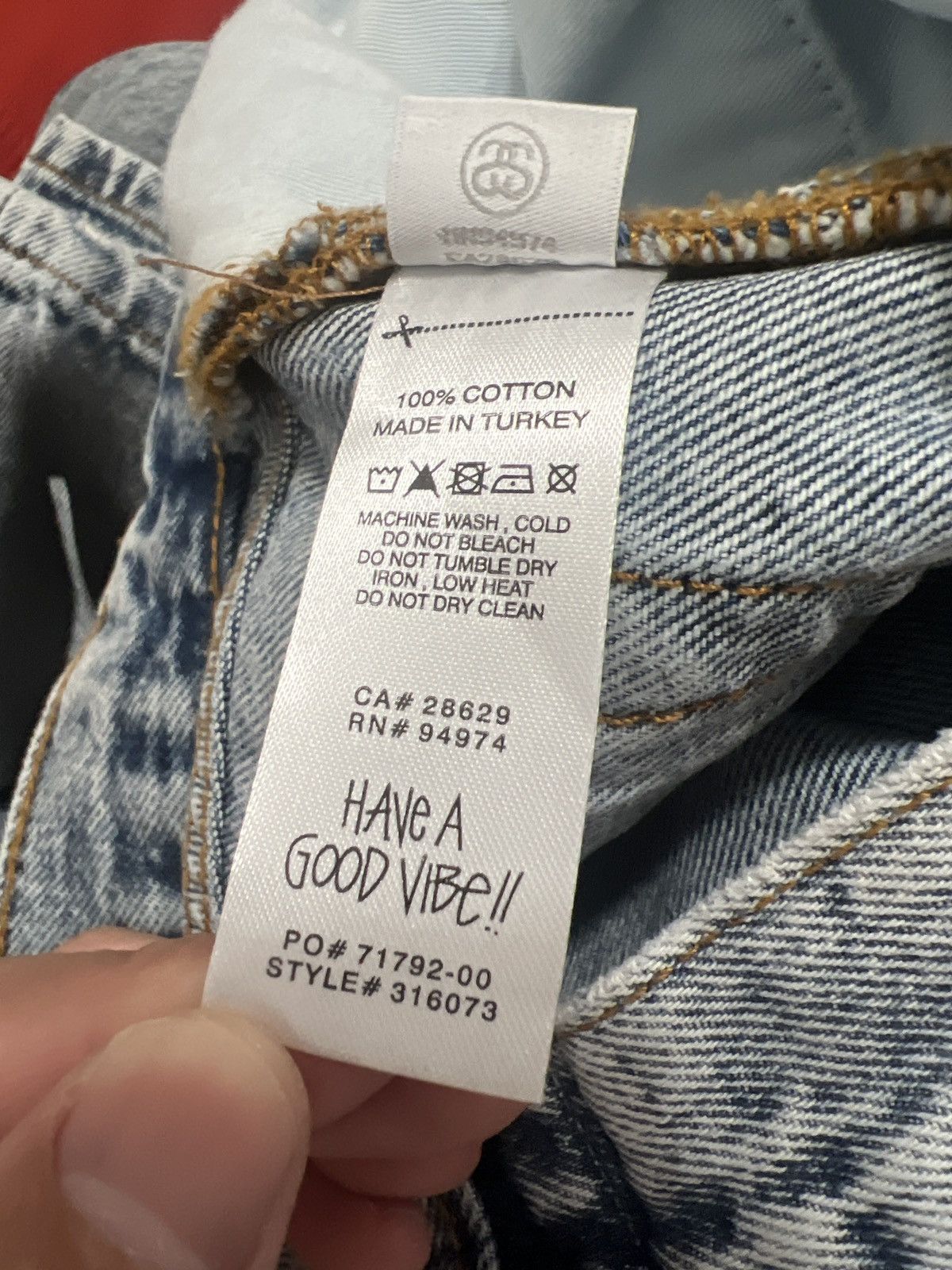 Dries Van Noten × Stussy Stussy x Dries Van Noten Stencil Jeans Size US 32 / EU 48 - 5 Thumbnail