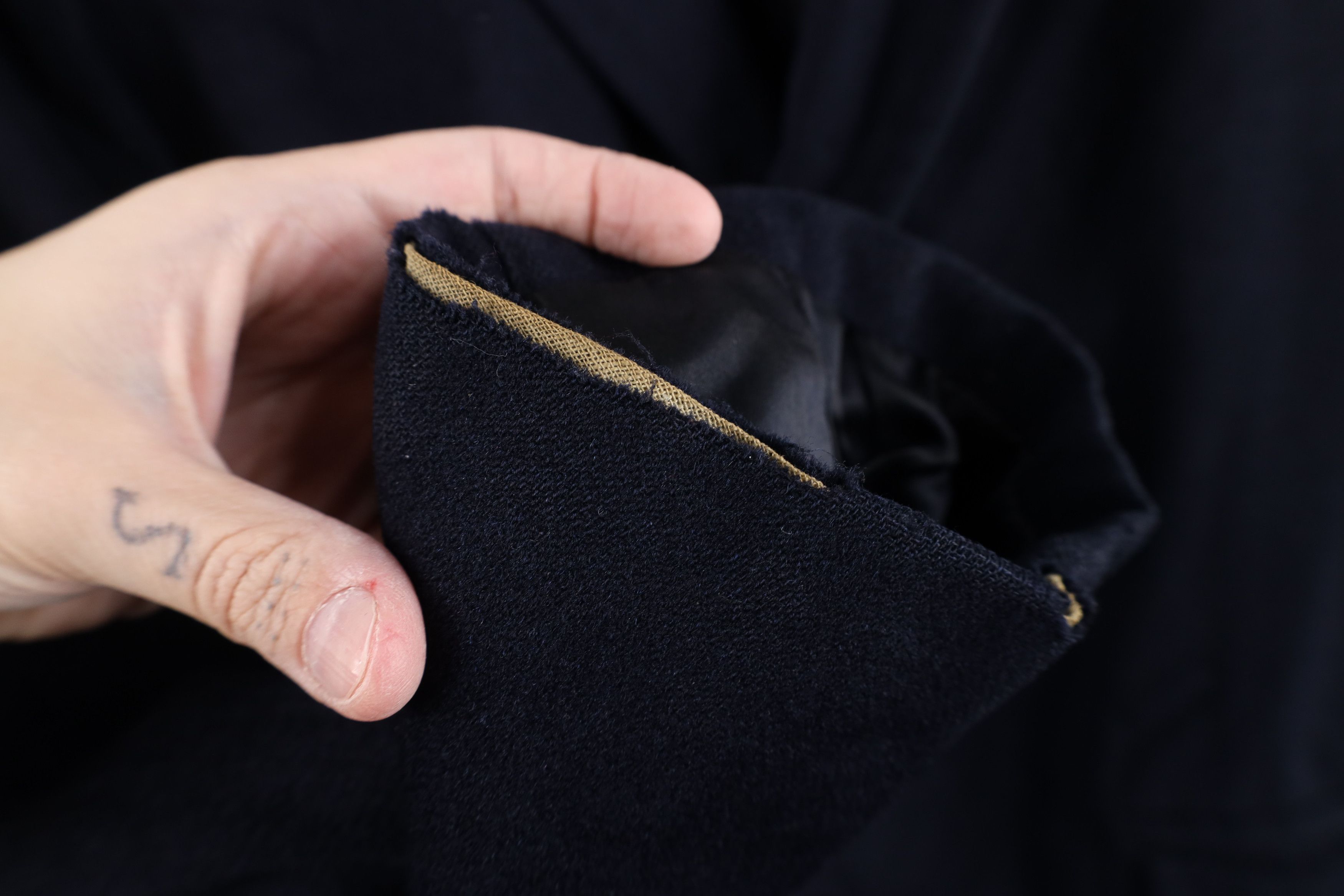 Vintage Vintage 50s 60s Streetwear Velour Wool Overcoat Jacket Blue Size US XL / EU 56 / 4 - 7 Thumbnail