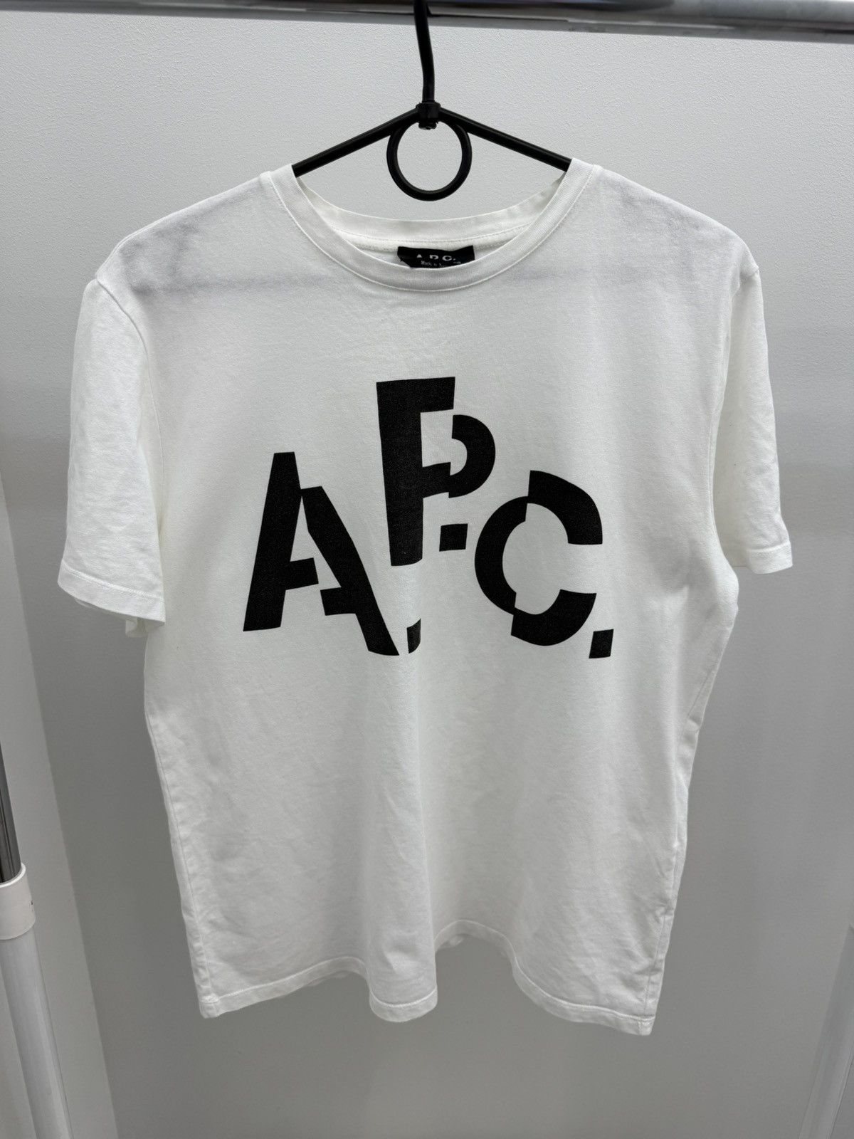 A.P.C. A.P.C. Logo Printed Cotton Tee T-shirt Size US M / EU 48-50 / 2 - 1 Thumbnail