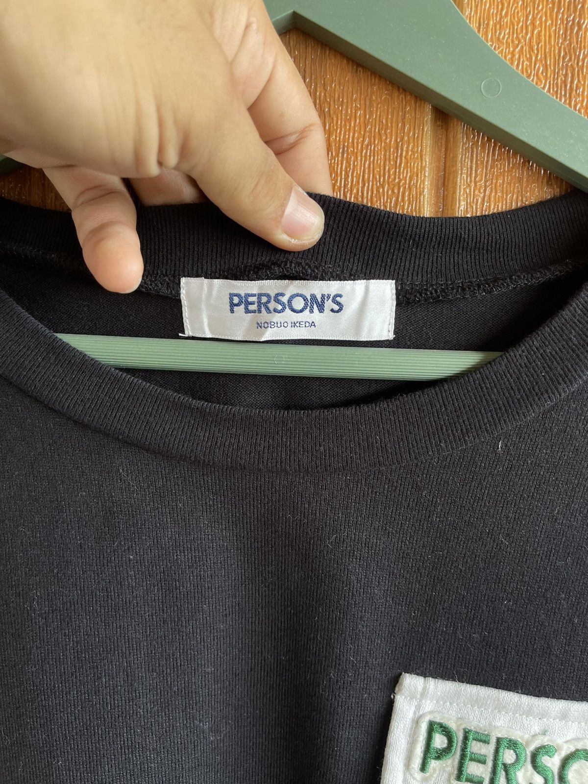 PERSON'S Rare🔥PERSON’S🔥Patches Design Pocket Tshirt Size US XL / EU 56 / 4 - 6 Thumbnail