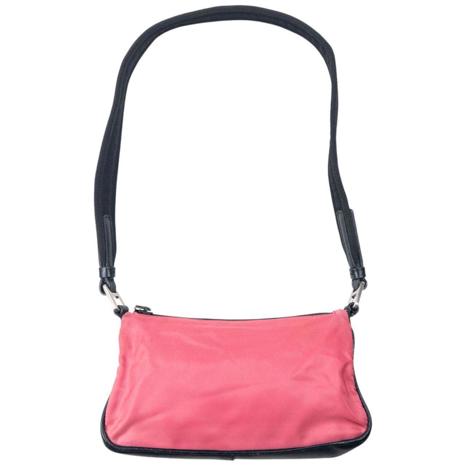 Prada Vintage Prada Mini Baguette Shoulder Bag Size ONE SIZE - 3 Thumbnail