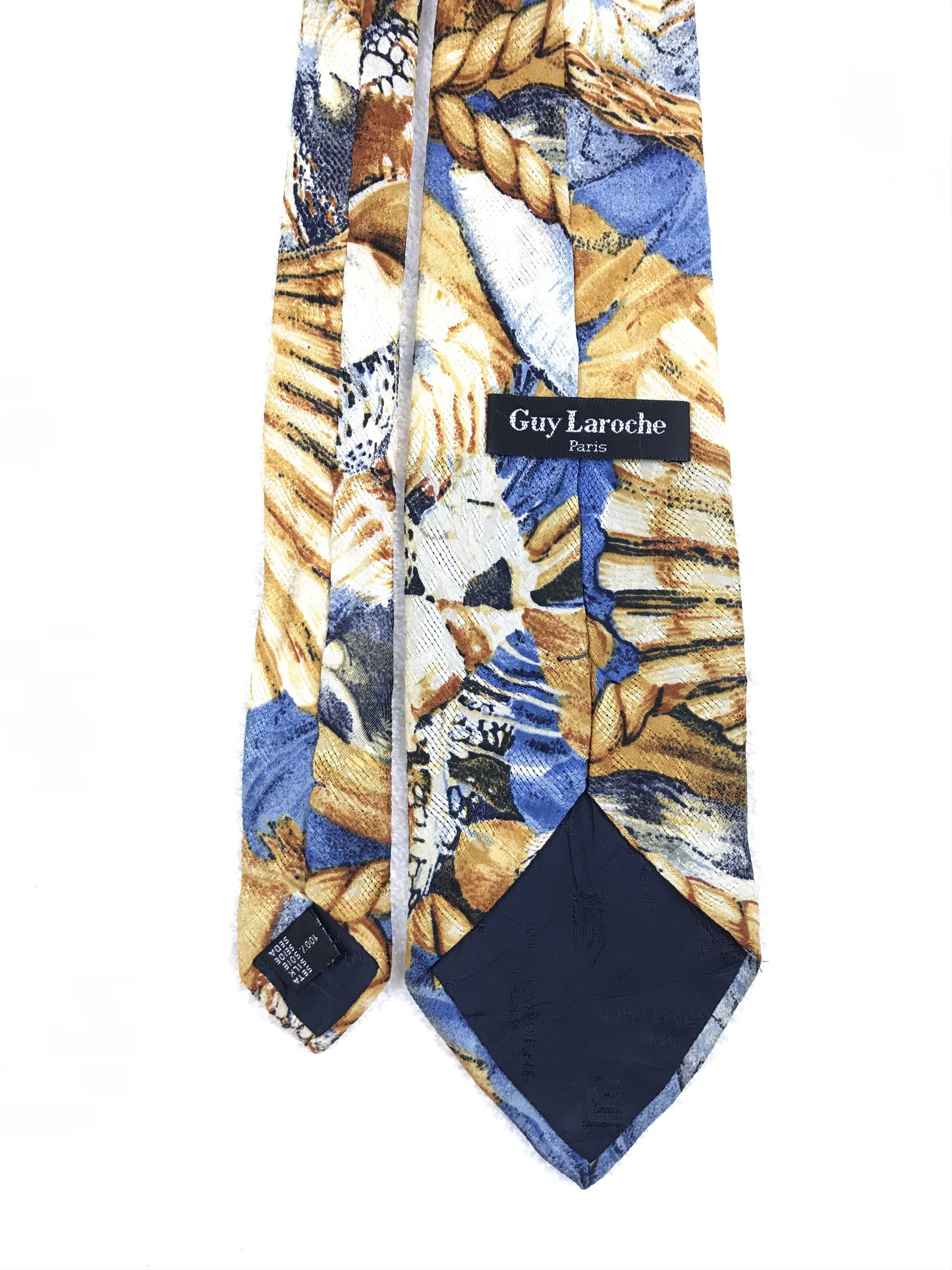 Guy Laroche × Vintage Vintage Guy Laroche Necktie Size ONE SIZE - 4 Thumbnail