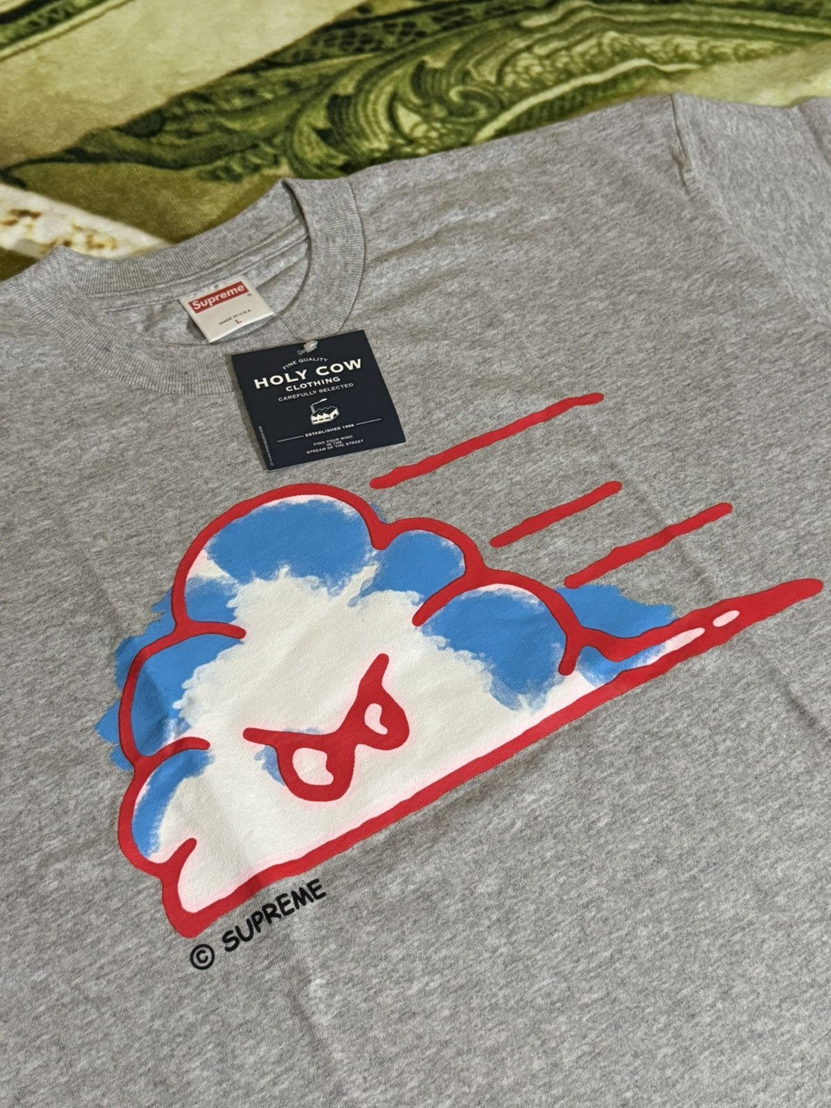 Supreme 2003 Supreme Mr Cloudy Tee Size US L / EU 52-54 / 3 - 2 Thumbnail