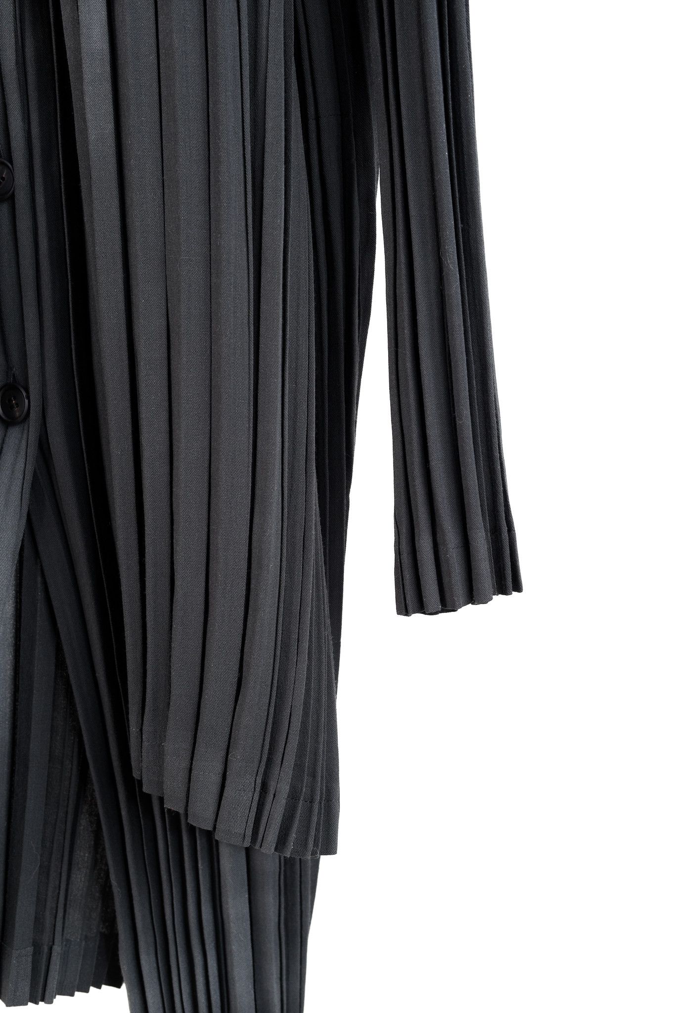 Issey Miyake Issey Miyake Archival Rare Pleated Scarf Button Duster Size L / US 10 / IT 46 - 5 Thumbnail