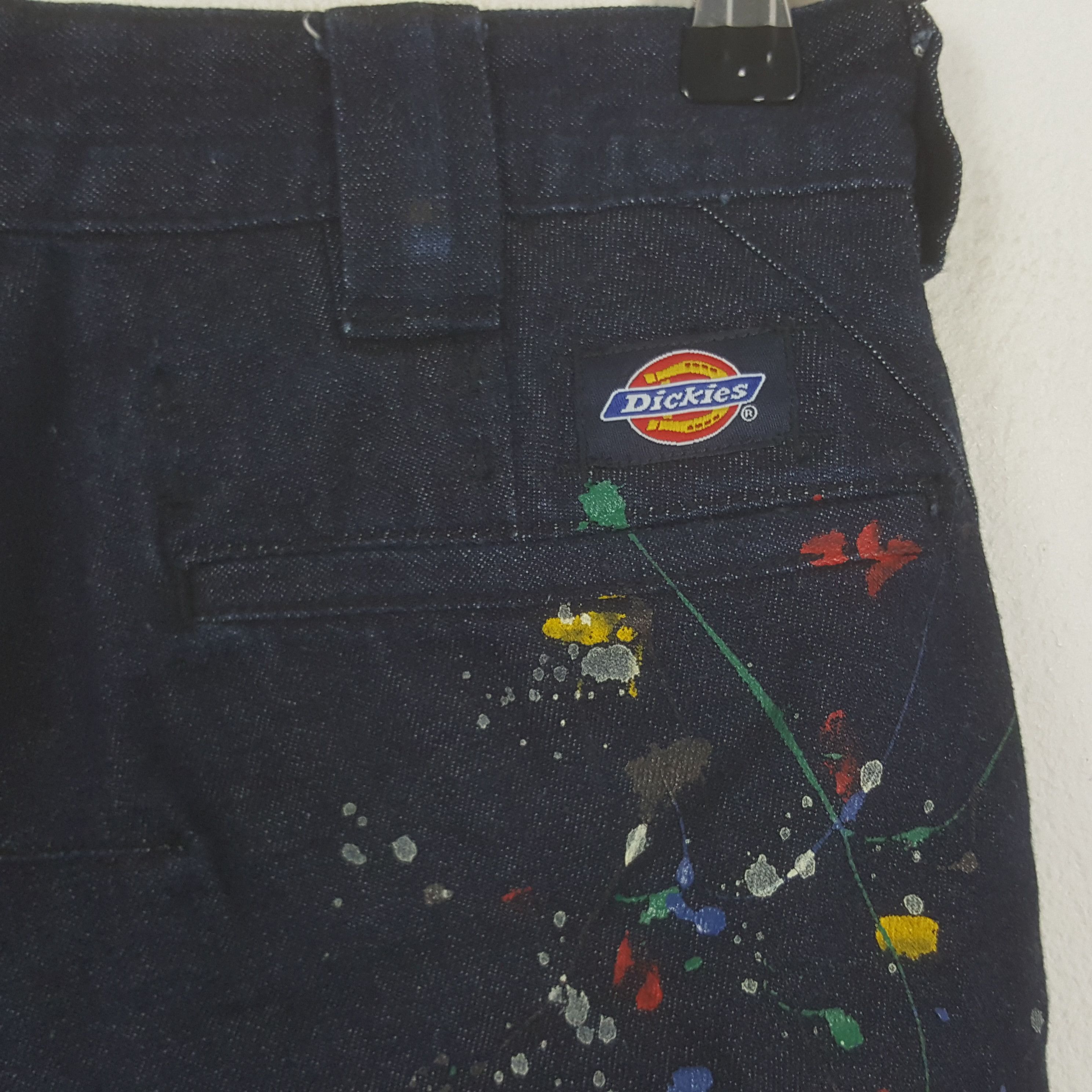 Dickies × Number (N)ine × Vintage Vintage Dickies x Number Nine Paint Art Short Pants Size US 30 / EU 46 - 4 Thumbnail