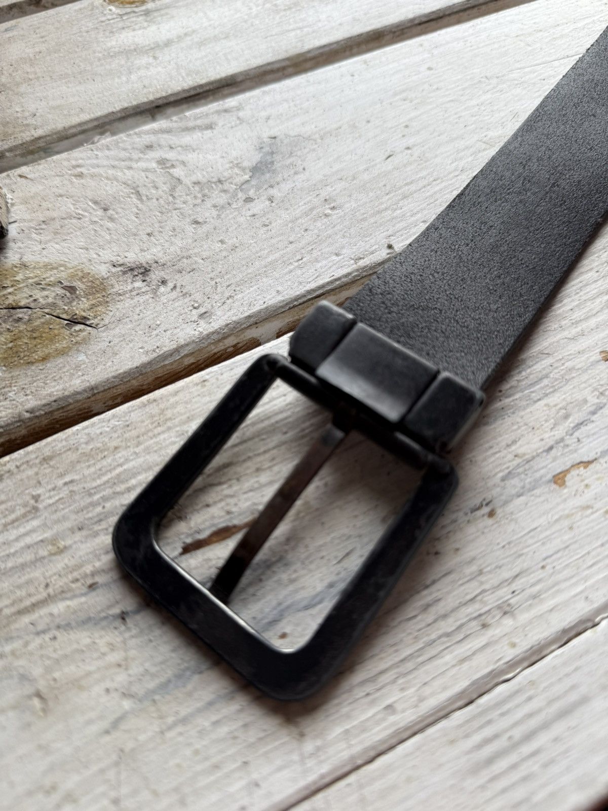 Diesel × Vintage Vintage DIESEL COWBOY metal logo Leather Belt Avant Garde Size ONE SIZE - 6 Thumbnail