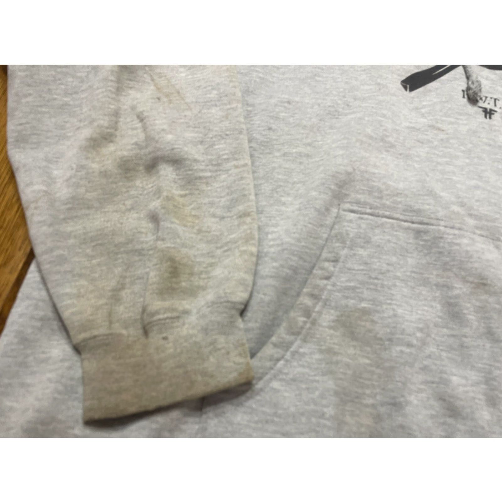 Vintage VINTAGE Fallen Skate Hoodie XL Gray Sweatshirt Size US XL / EU 56 / 4 - 2 Thumbnail