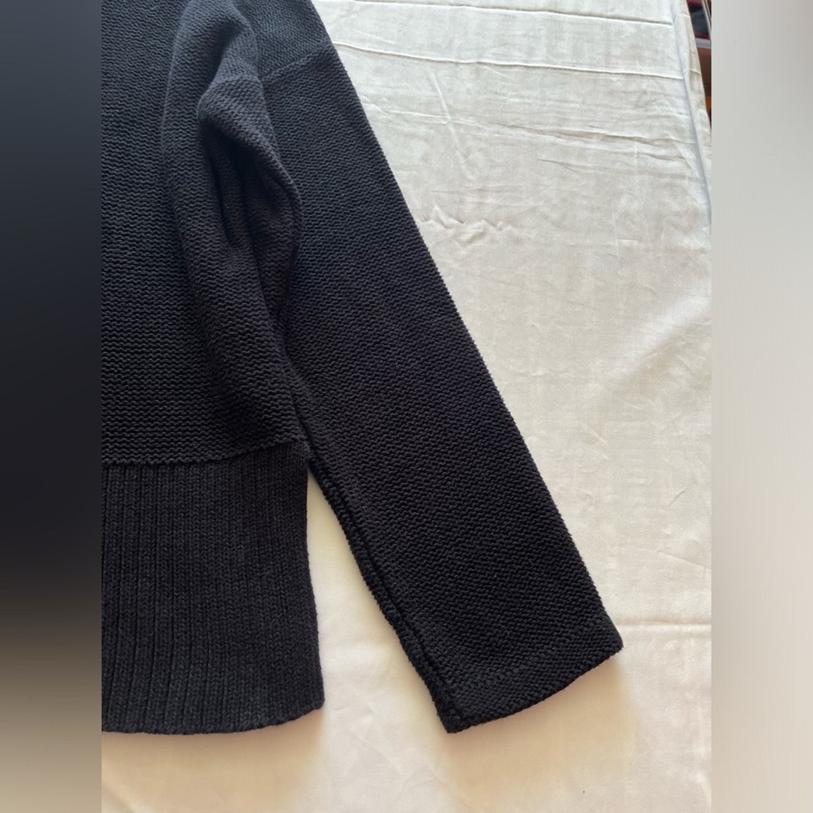 Alexander Wang T Alexander Wang Black Cotton Knit Hooded Sweater Size M Size M / US 6-8 / IT 42-44 - 6 Thumbnail