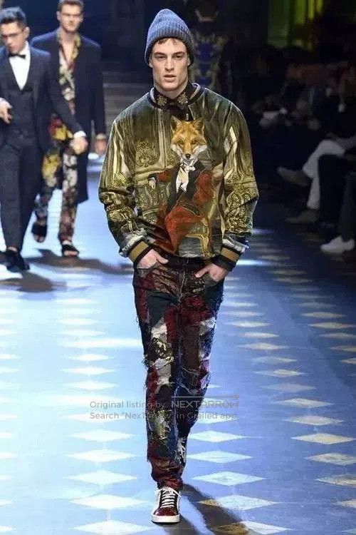 Dolce & Gabbana Dolce&Gabbana Classic Fox Print Sweatshirt. Size US M / EU 48-50 / 2 - 1 Thumbnail