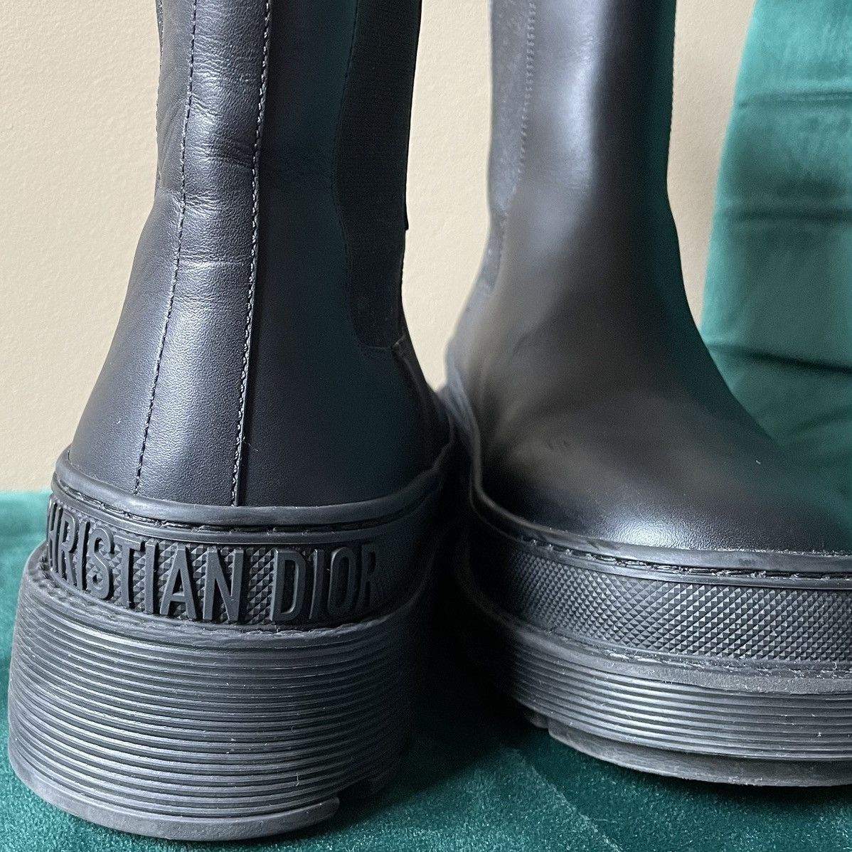 Dior Christian Dior Trial Boots - Black leather - Size EU 38.5 Size US 7.5 / IT 37.5 - 3 Thumbnail