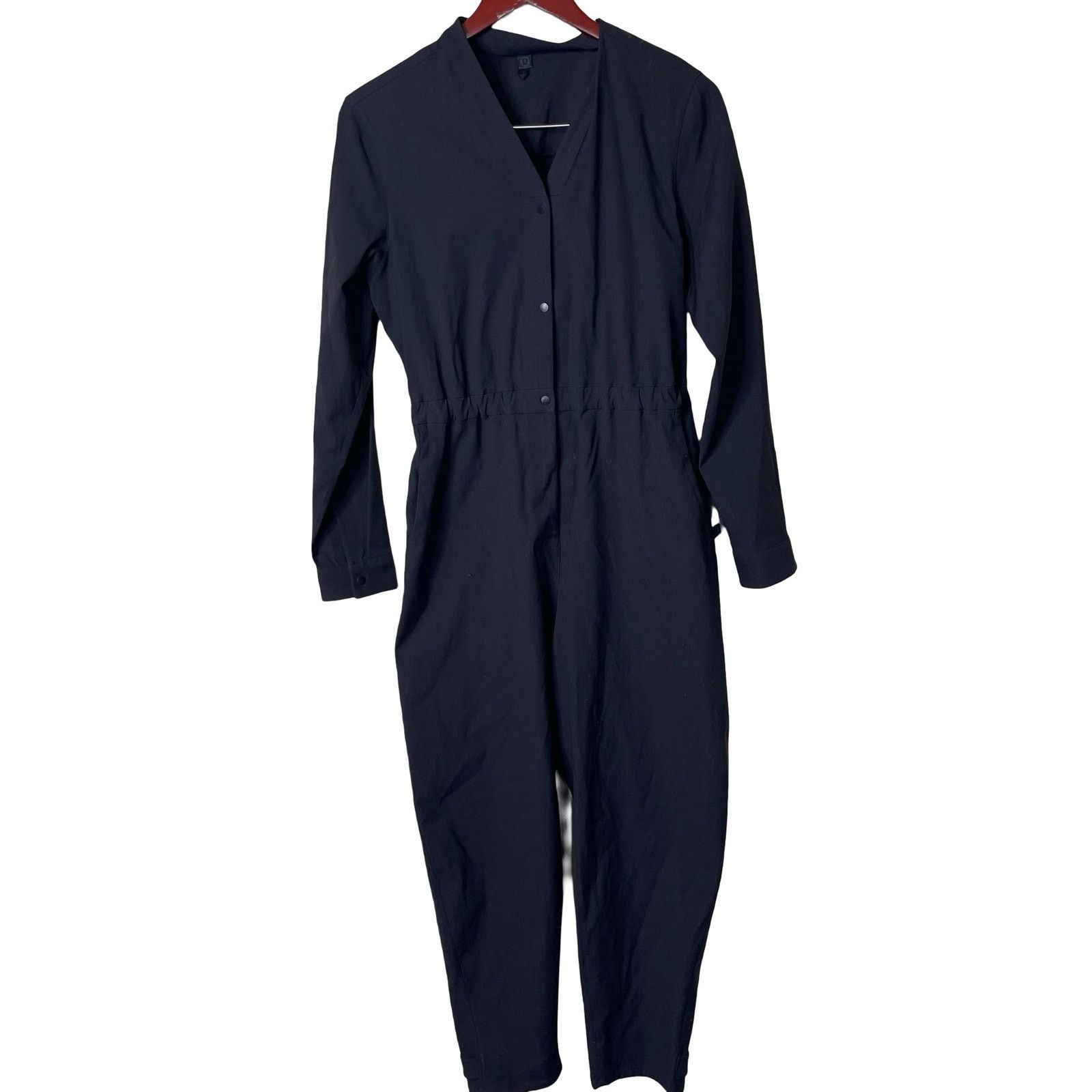 Lululemon Lululemon Lab Euro Wool Blend V neck Long Sleeve Jumpsuit Size 28" / US 6 / IT 42 - 2 Thumbnail