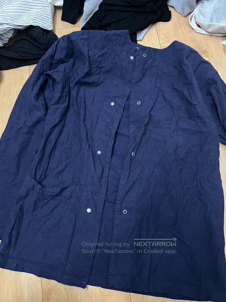 Nigel Cabourn Nigel Cabourn Blue dyed cotton thin coat Size M / US 6-8 / IT 42-44 - 1 Thumbnail