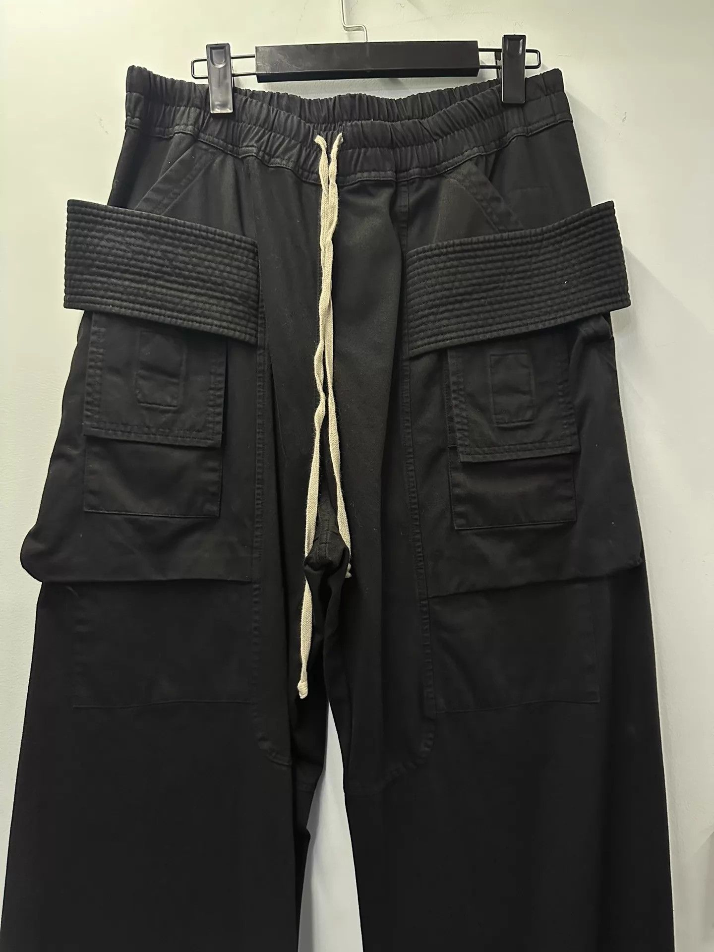 Rick Owens Rick Owens Double Ring Wide-Leg Nylon Trousers Size M Size US 32 / EU 48 - 2 Thumbnail