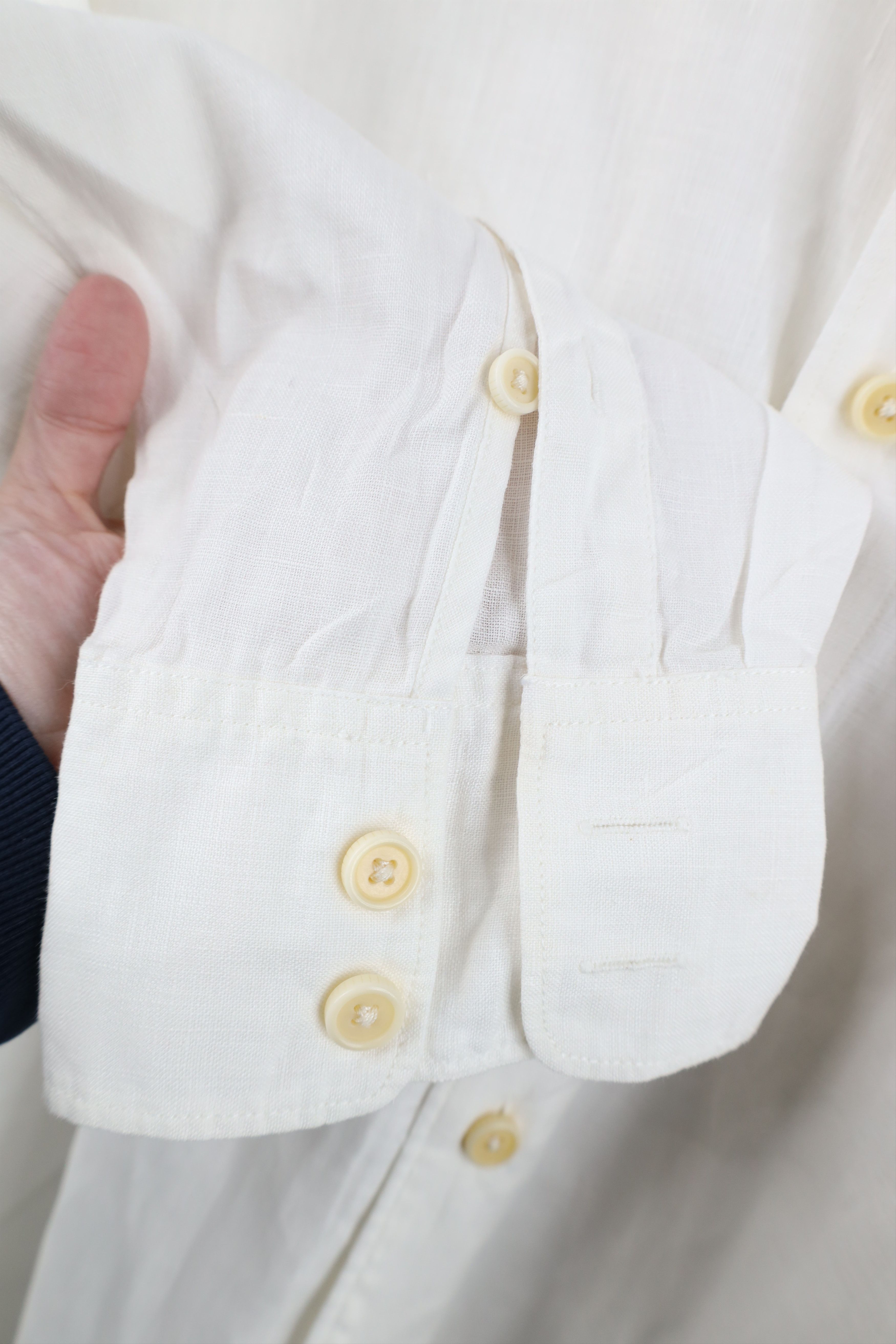 Tommy Bahama Vintage Tommy Bahama Relax Linen Collared Button Shirt White Size US XXL / EU 58 / 5 - 10 Thumbnail