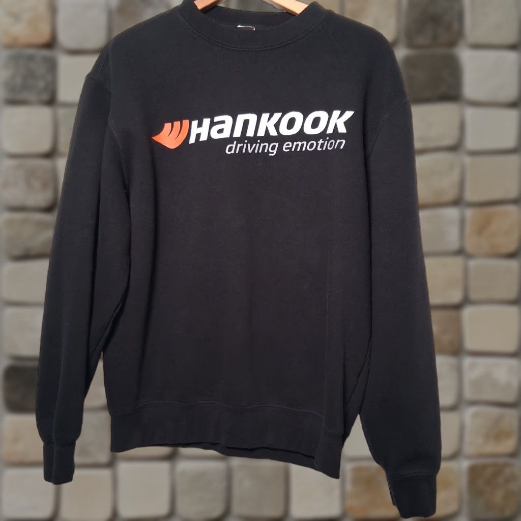 Vintage Hankook Tires Sweatshirt Men M Black Pullover Crew Neck Size US M / EU 48-50 / 2 - 1 Thumbnail