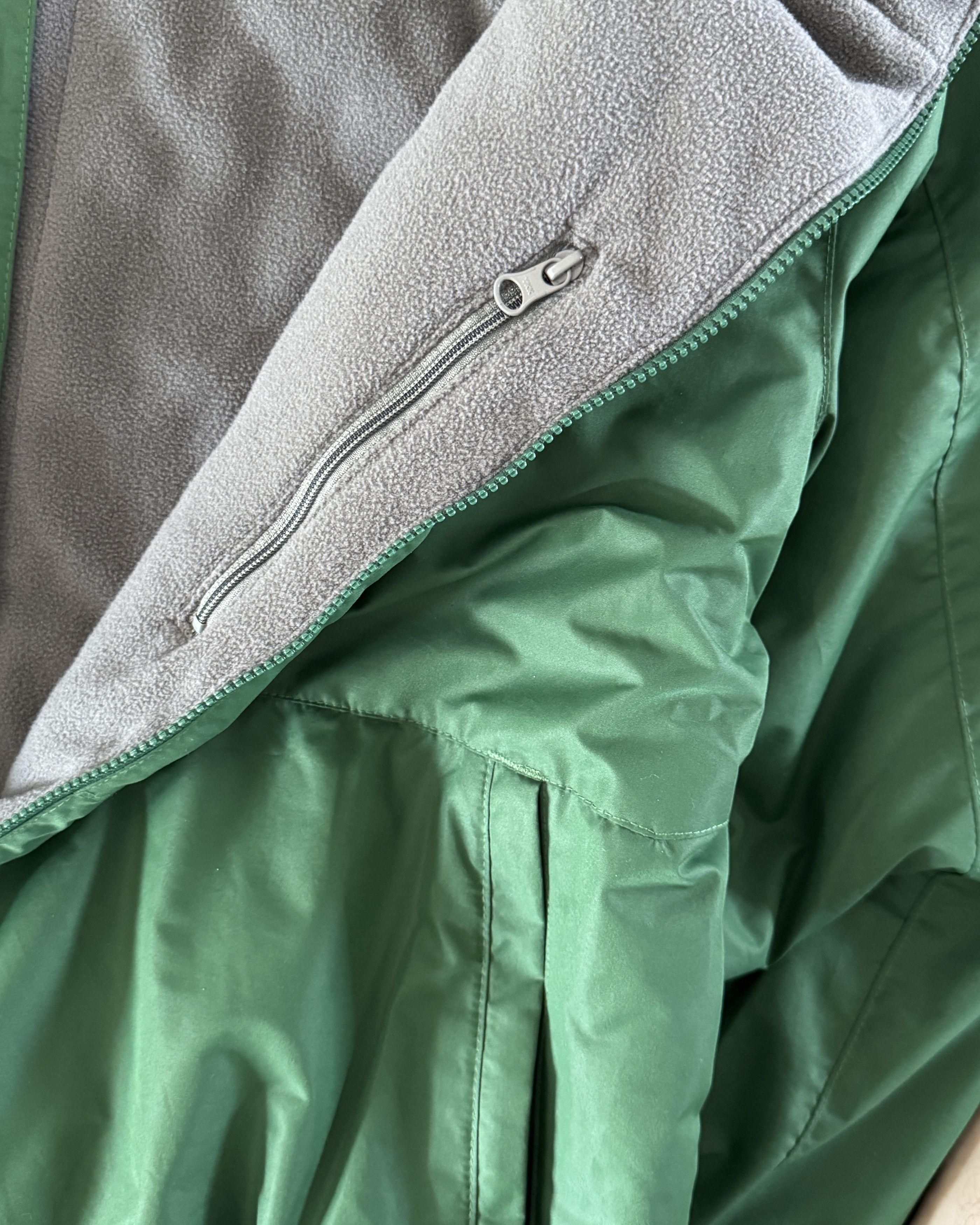 Bass Pro Shops Green Fleece Lined Hooded Wind Jacket Size US L / EU 52-54 / 3 - 3 Thumbnail