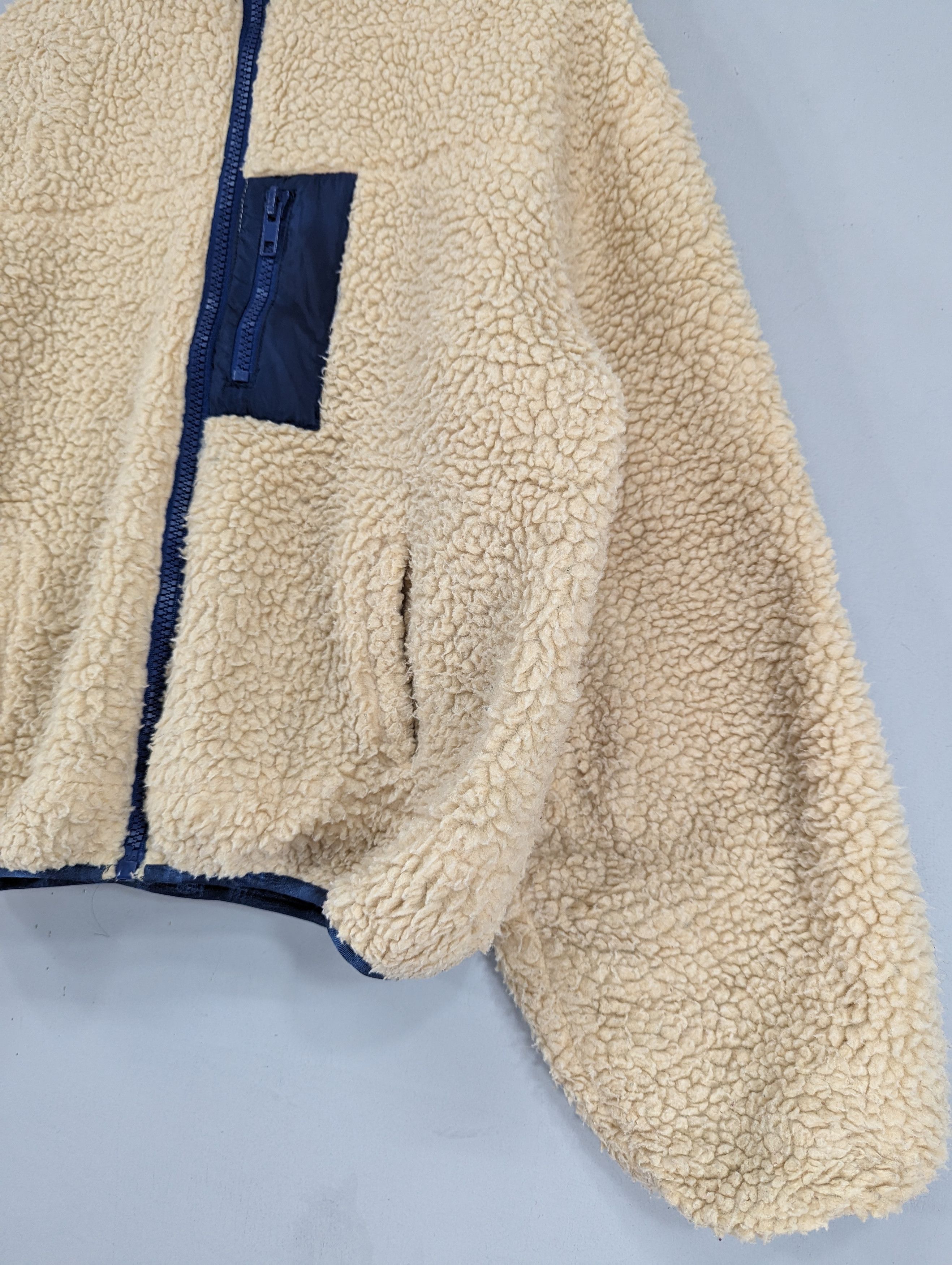 Japanese Brand 💥RARE💥Unbrand Deep Pile Fleece Patagonia Style Jacket Size US M / EU 48-50 / 2 - 5 Thumbnail