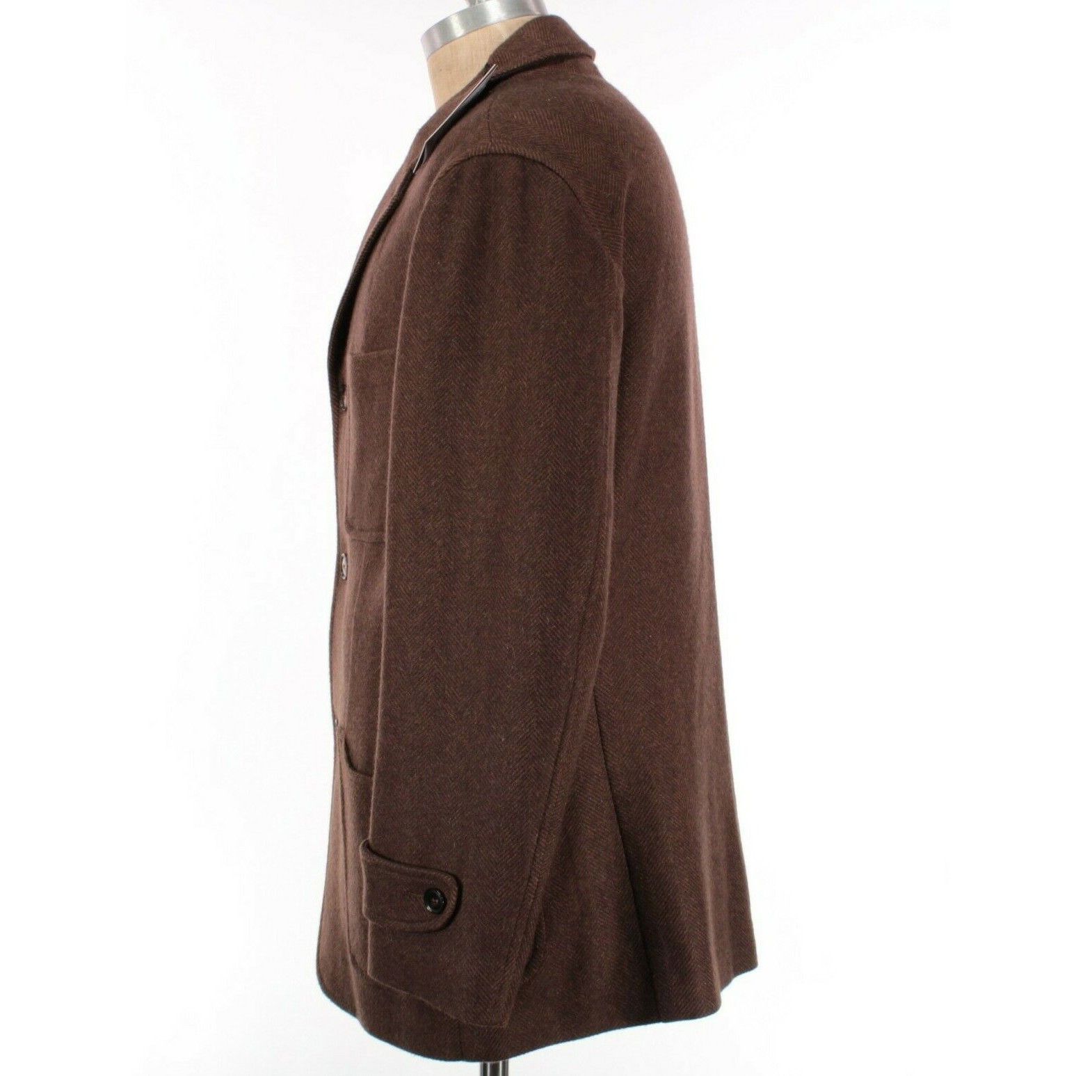 Luciano Barbera Luciano Barbera Jacket Size M US In Brown Cashmere Size US M / EU 48-50 / 2 - 4 Thumbnail