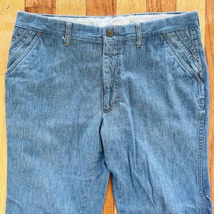 Levi's Vintage Clothing VINTAGE 1970s LEVI'S PANATELA DENIM JEANS WIDE FLARE 38/30 Size US 38 / EU 54 - 3 Thumbnail