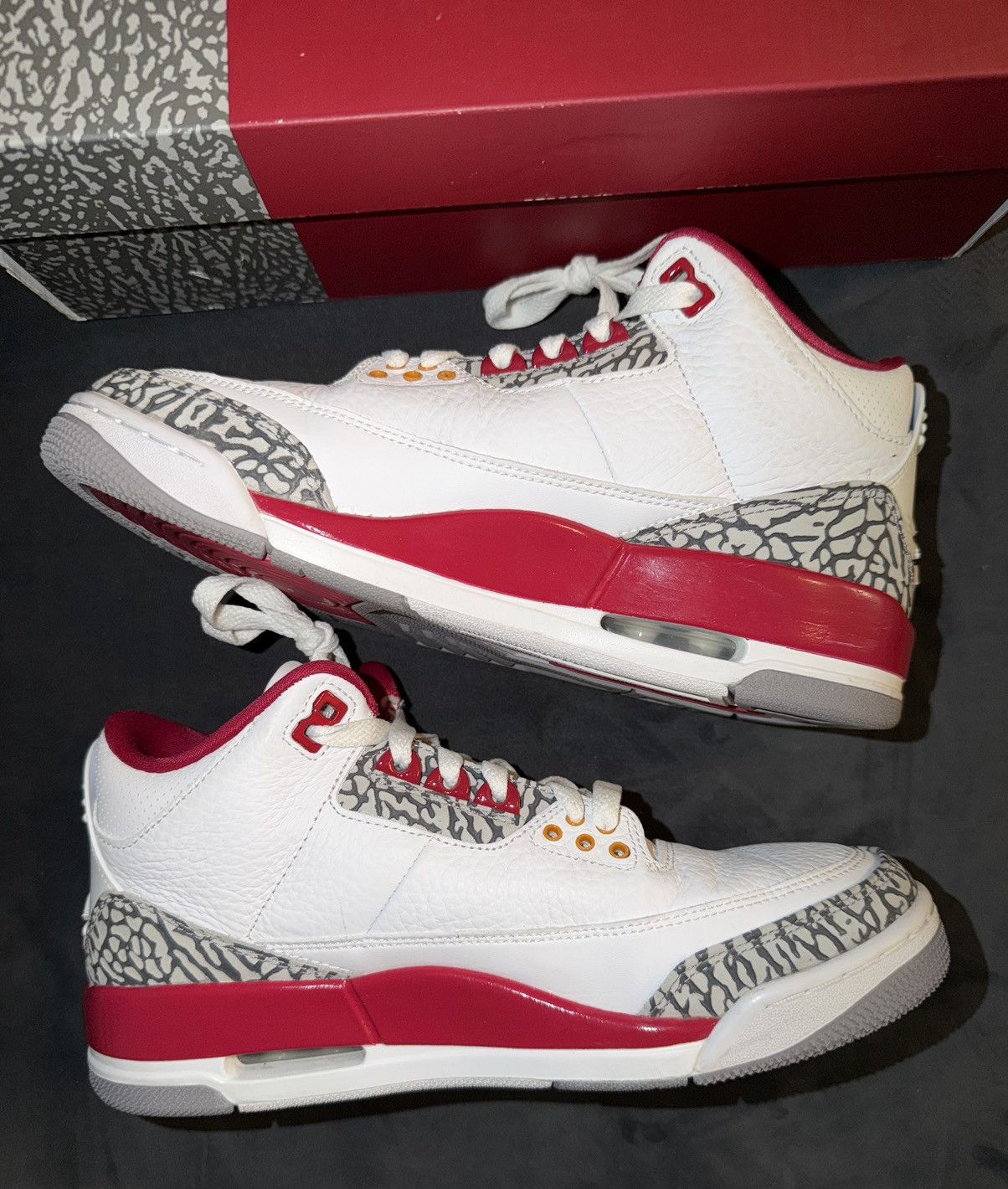 Jordan Brand Jordan 3 Retro ‘Cardinal Red’ Size 8M Size US 8 / EU 41 - 2 Thumbnail