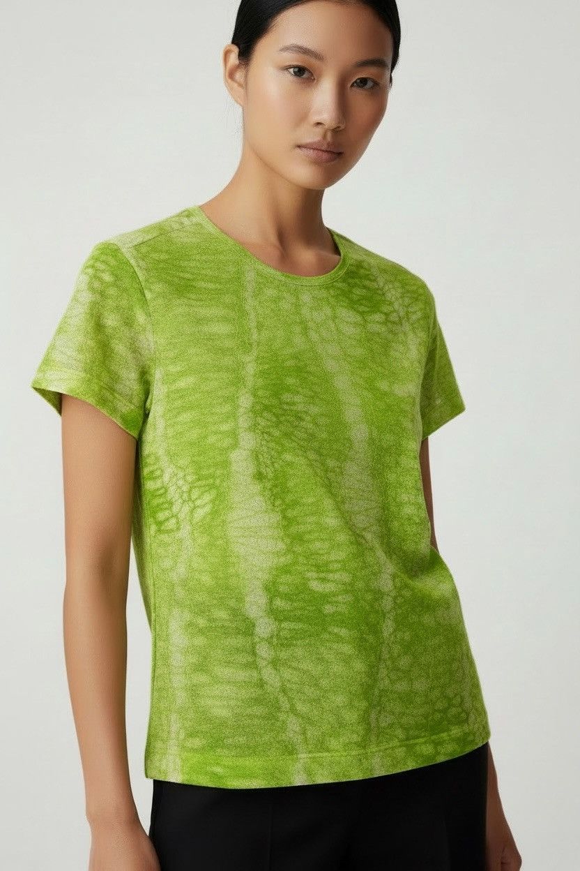 Versace Jeans Couture NWT Versace Jeans Couture Lime Green Snake Print T-Shirt S Size S / US 4 / IT 40 - 1 Thumbnail