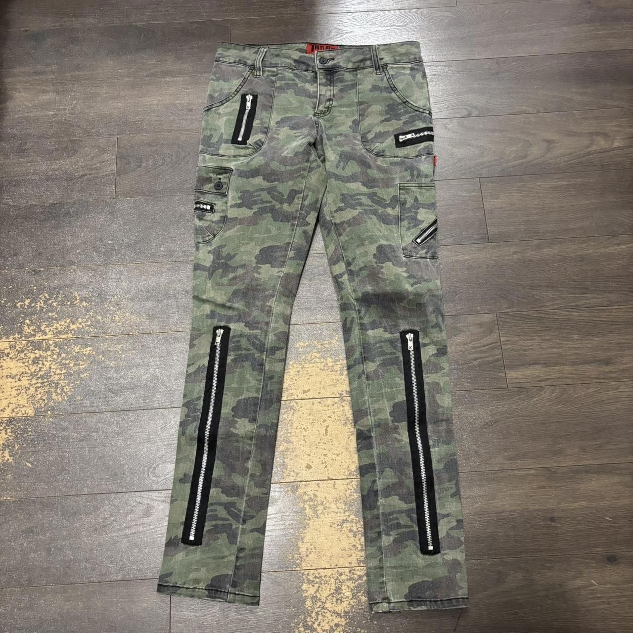 Tripp NYC Vintage Tripp nyc camo skinny jeans 00s 28/7 Size 28" / US 6 / IT 42 - 2 Thumbnail