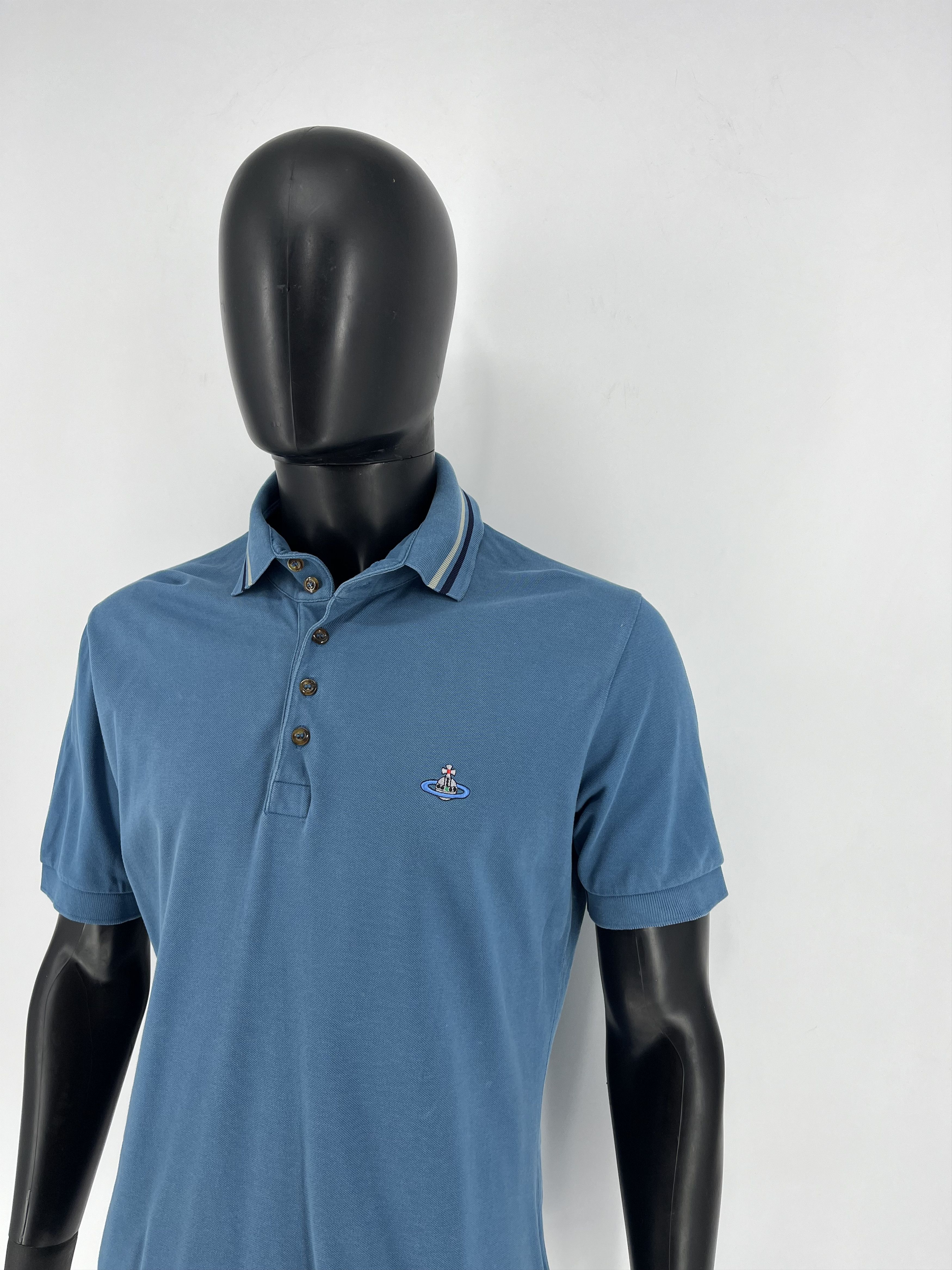 Vintage × Vivienne Westwood Vintage Vivienne Westwood Luxury Polo T-Shirt Size US L / EU 52-54 / 3 - 5 Thumbnail
