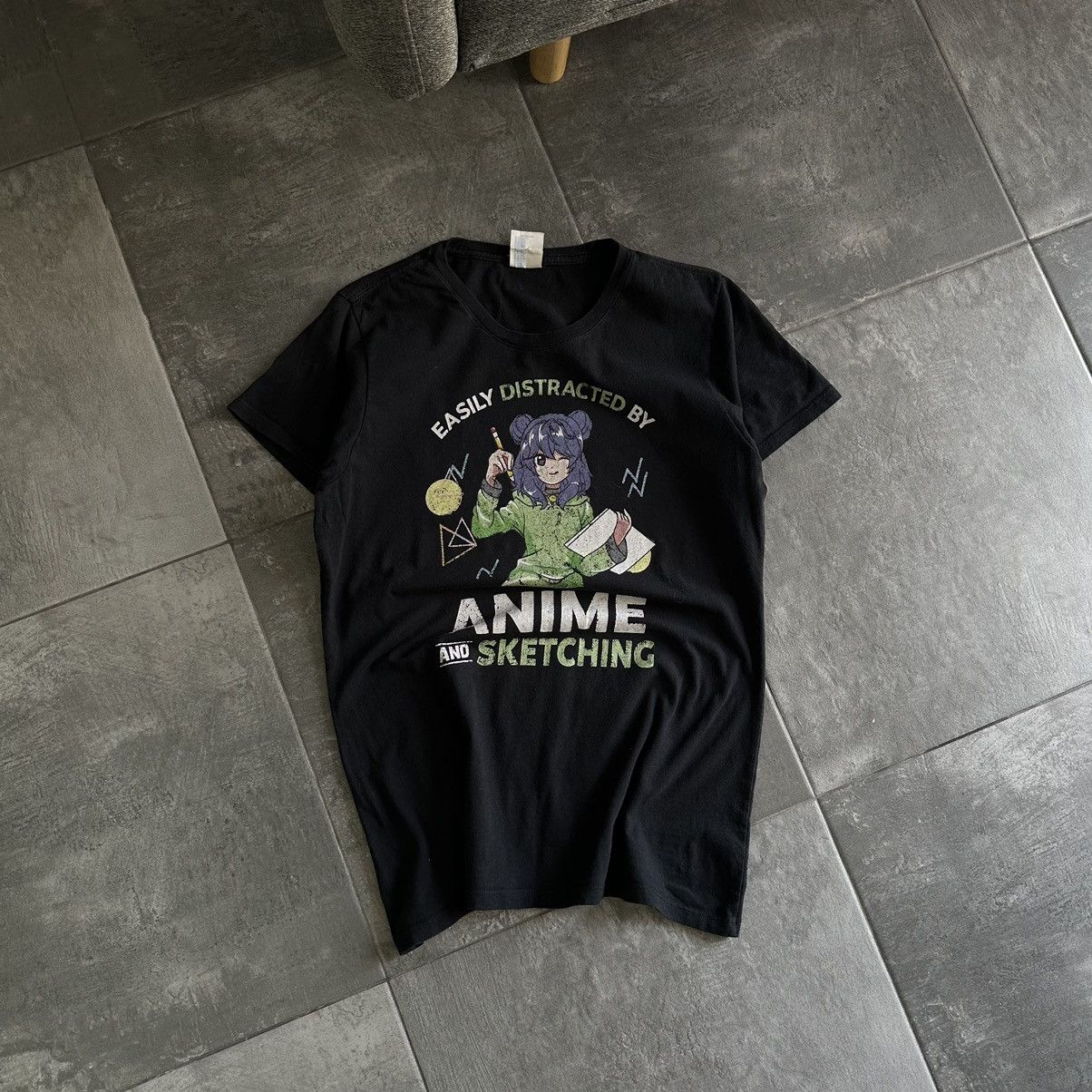 Cartoon Network × Vintage Vintage Easily Distracted By Anime And Sketching T-shirts Size M / US 6-8 / IT 42-44 - 1 Thumbnail