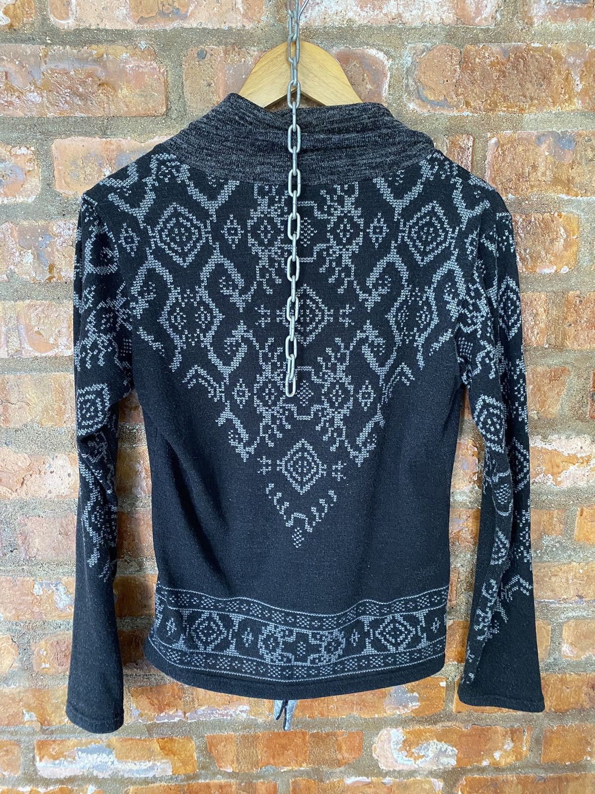 Tornado Mart 🔥🔥 Tornado Mart Knits native Jacquard tribal cardigan Size US M / EU 48-50 / 2 - 11 Thumbnail