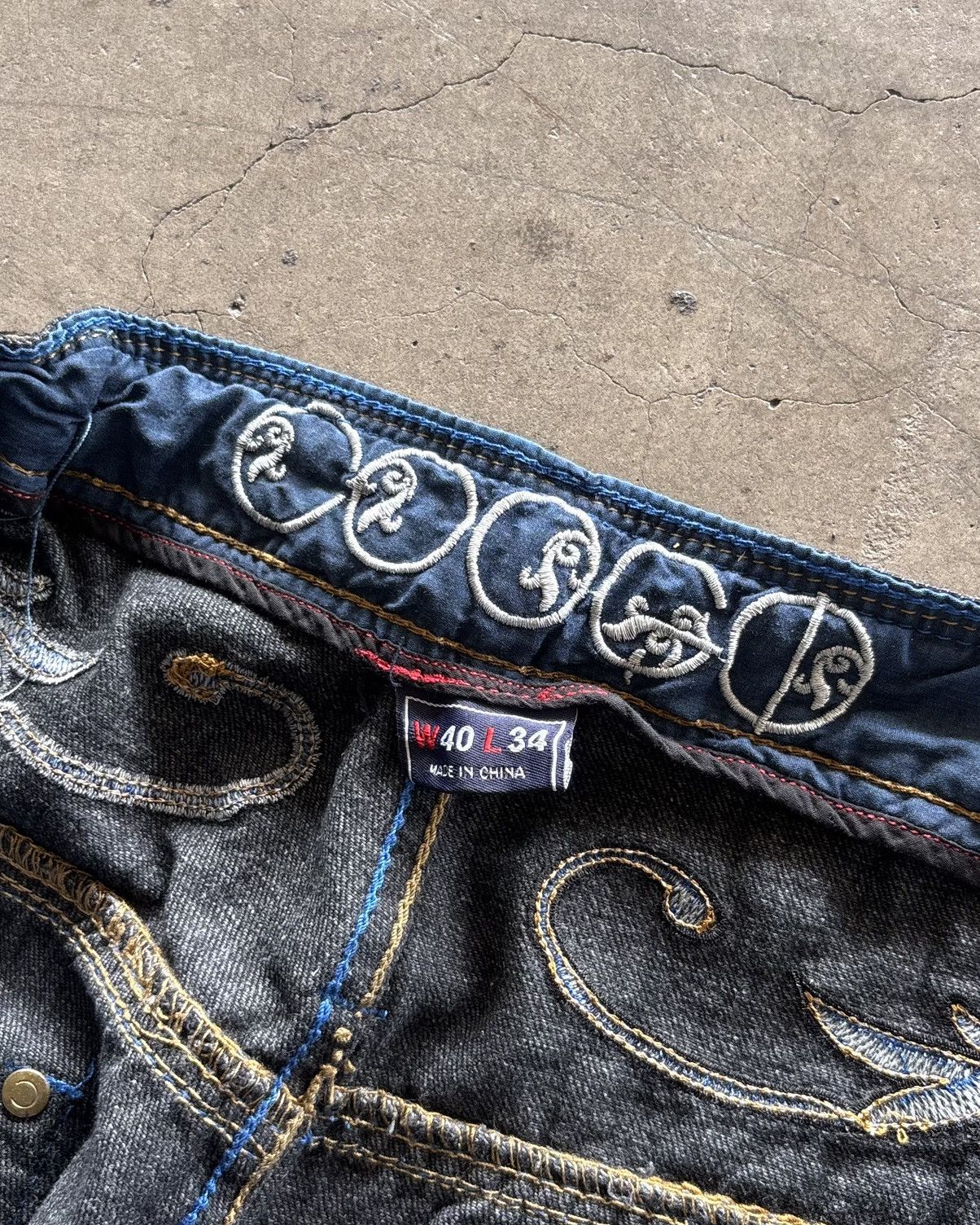 Coogi COOGI Art Baggy Denim Jeans Size US 40 / EU 56 - 5 Thumbnail
