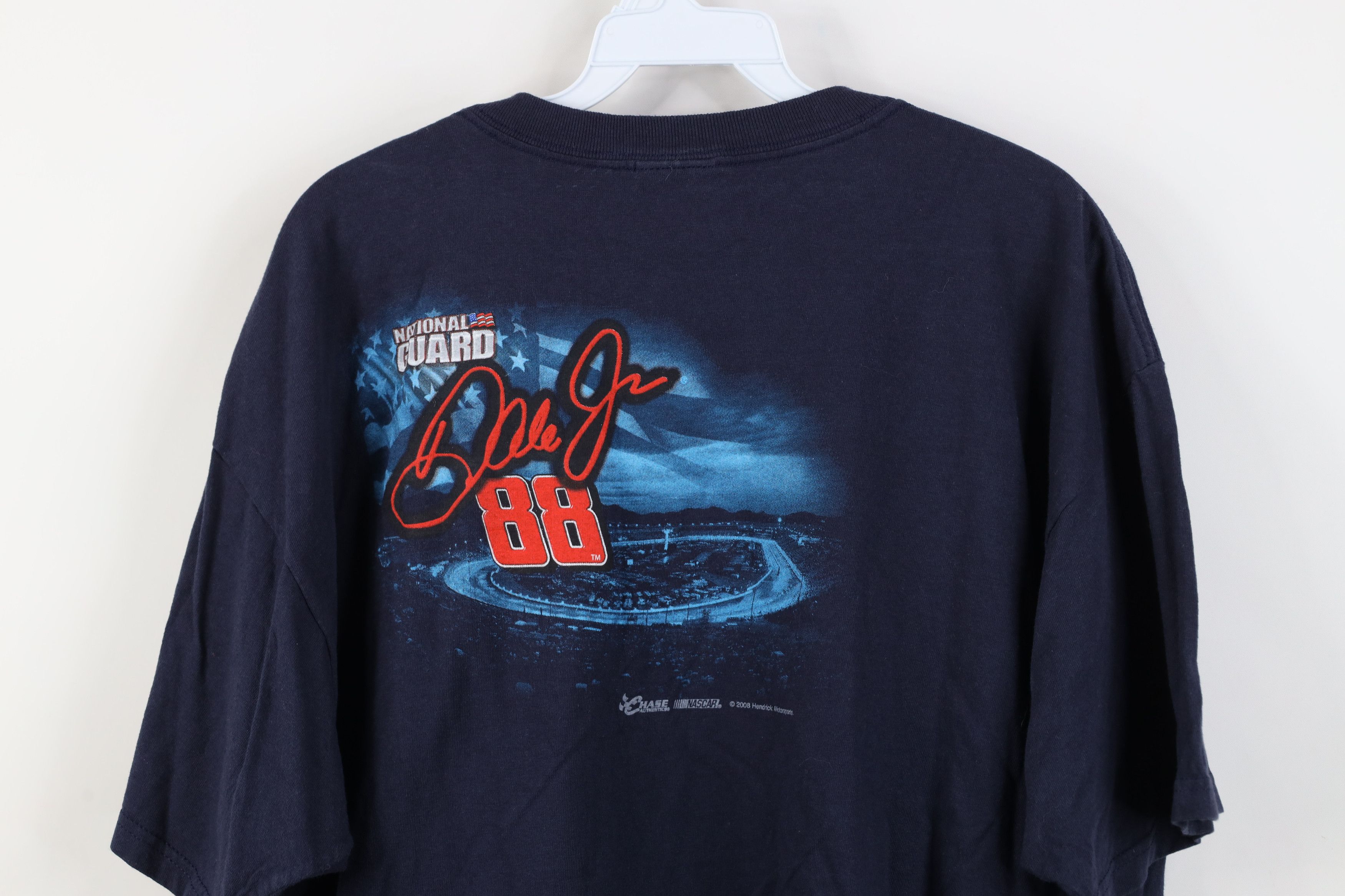 Vintage Vintage Y2K NASCAR Jr National Guard Racing T-Shirt Size US XL / EU 56 / 4 - 14 Thumbnail